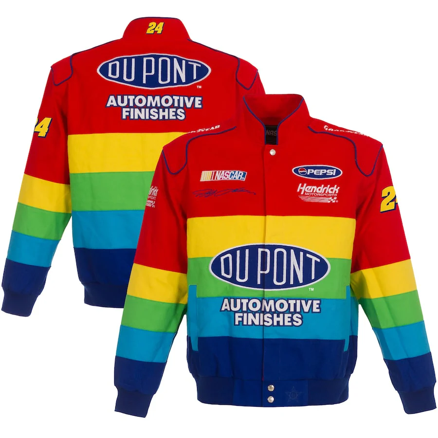 Jeff Gordon Dupont Rainbow Warrior Uniform Full-Snap Jacket