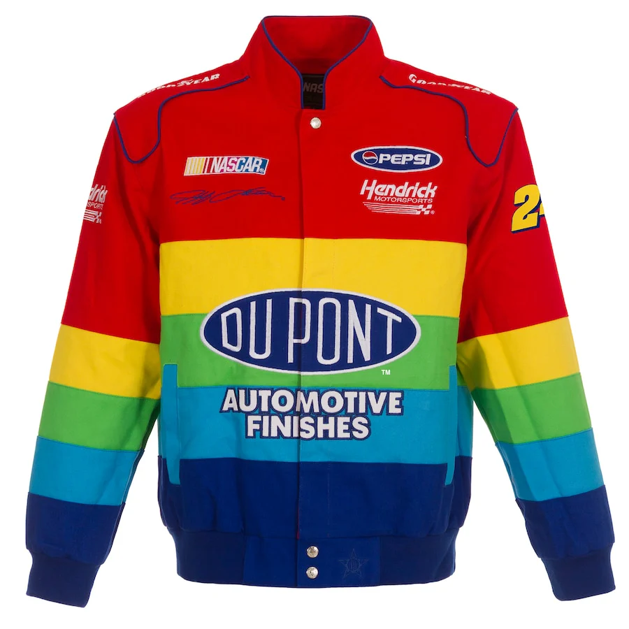 Jeff Gordon Dupont Rainbow Warrior Uniform Full-Snap Jacket - Image 2