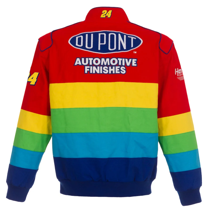 Jeff Gordon Dupont Rainbow Warrior Uniform Full-Snap Jacket - Image 3