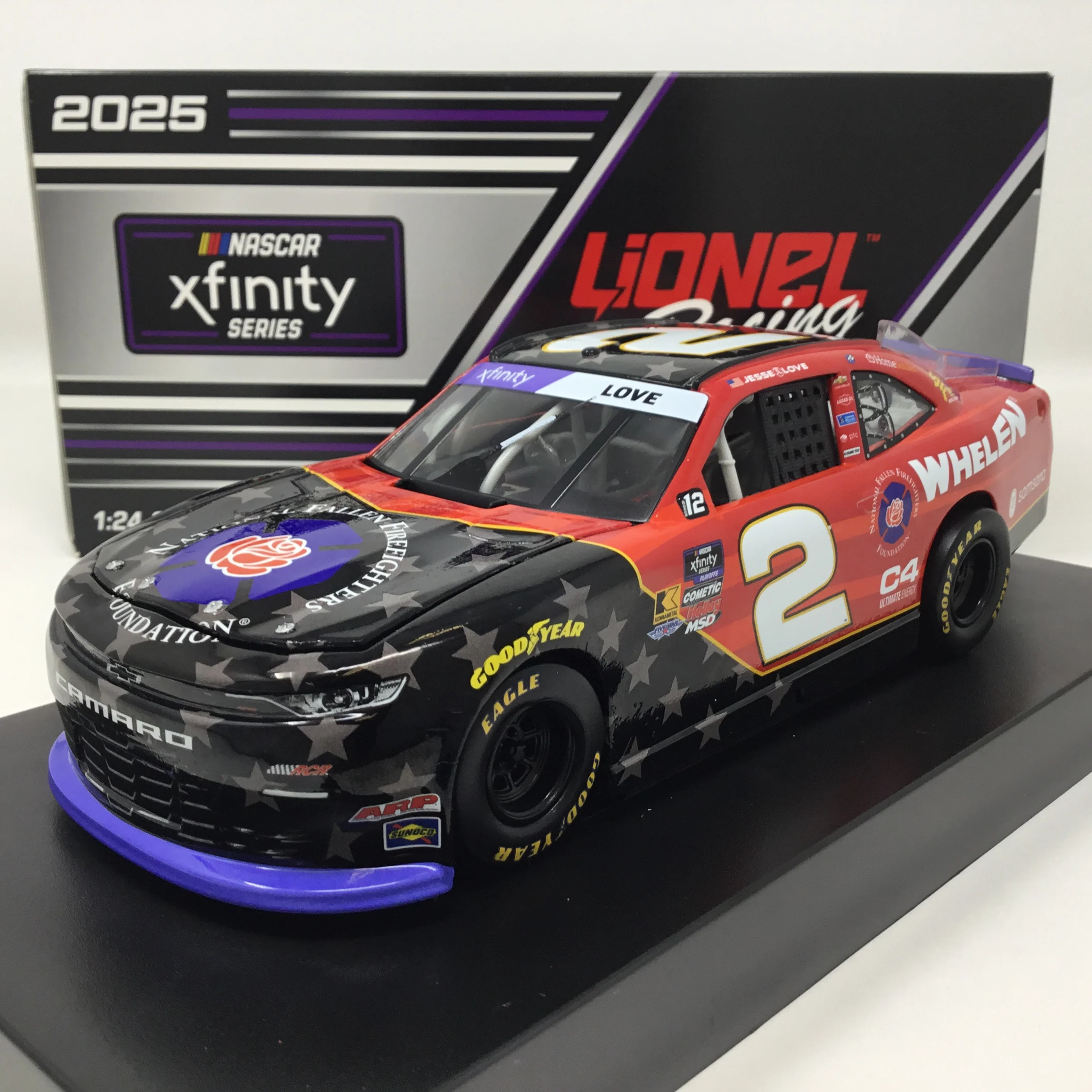 Jesse Love 2025 Whelen / National Fallen Firefighters Foundation 1:24 Diecast