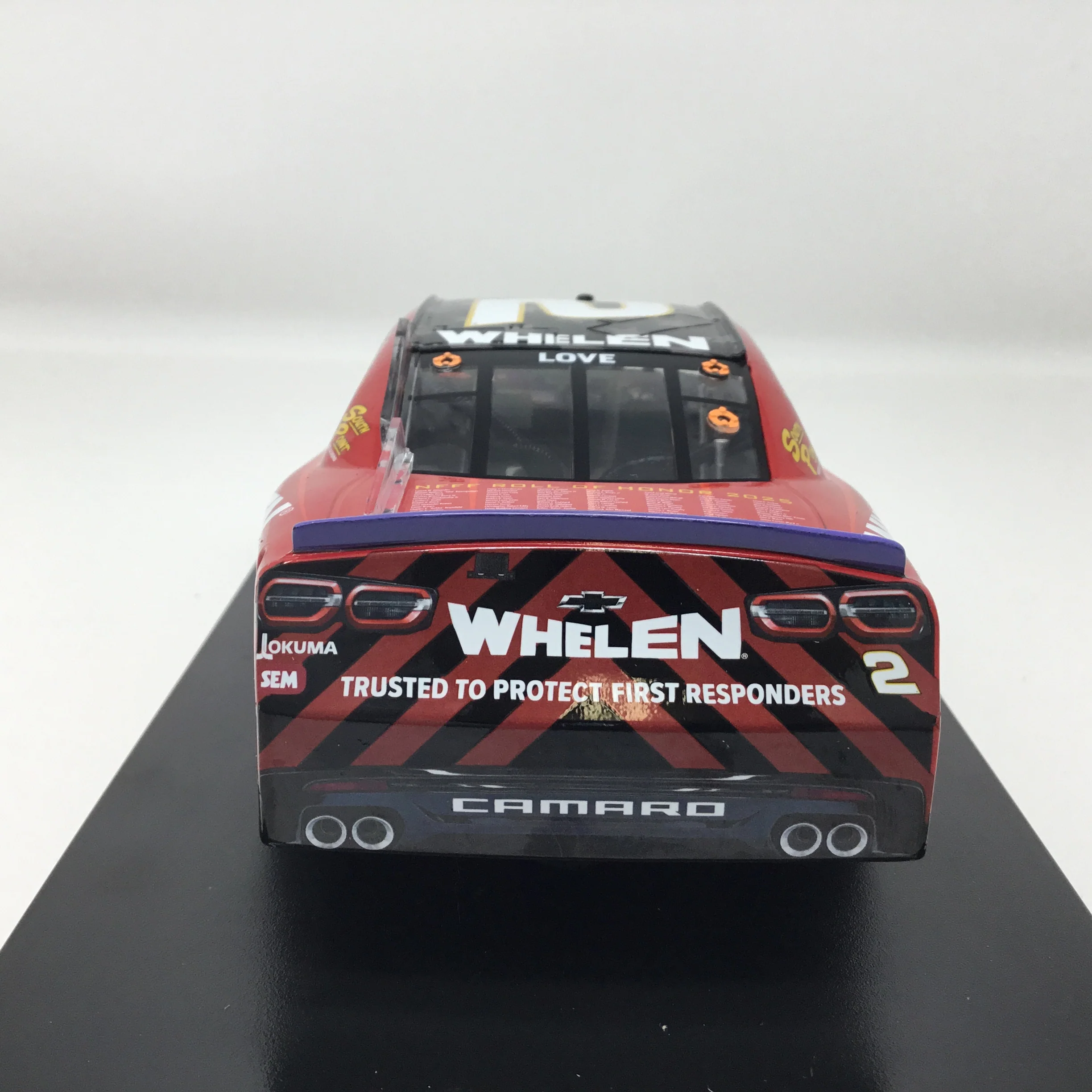 Jesse Love 2025 Whelen / National Fallen Firefighters Foundation 1:24 Diecast - Image 5