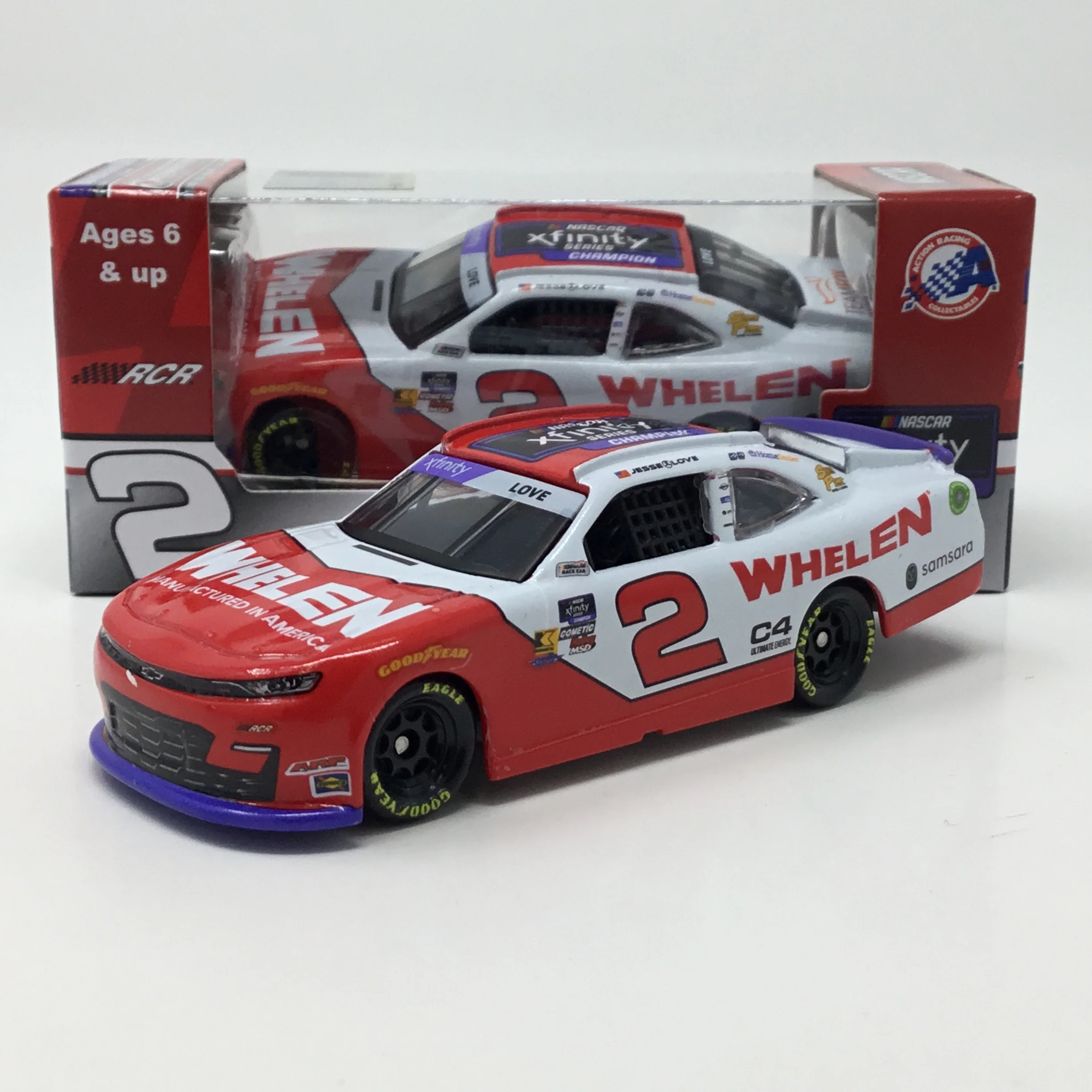 Jesse Love 2025 Whelen Xfinity Series Champion 1:64 Diecast