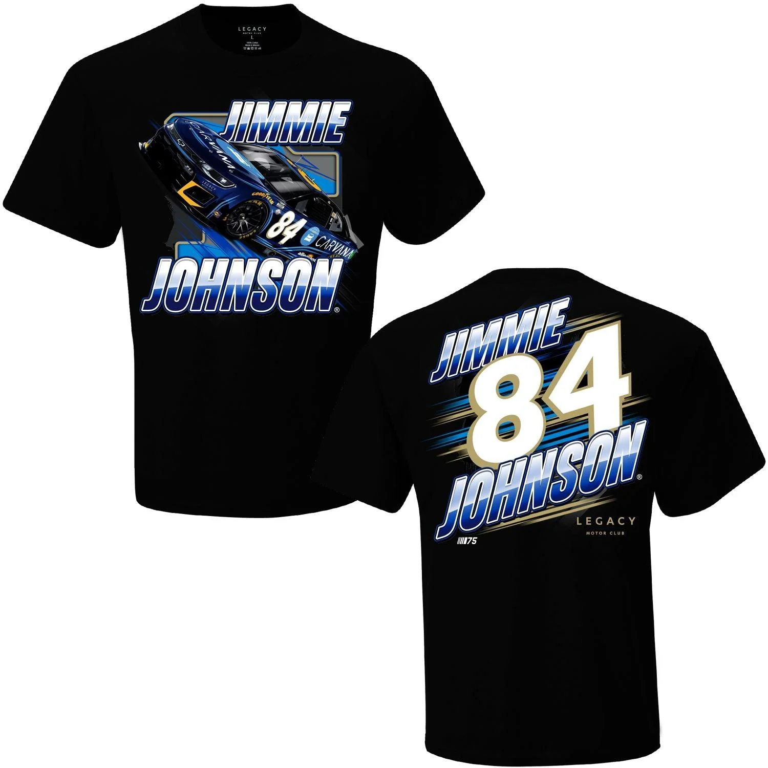 Jimmie Johnson Adult 2-Spot Carvana Blister Tee