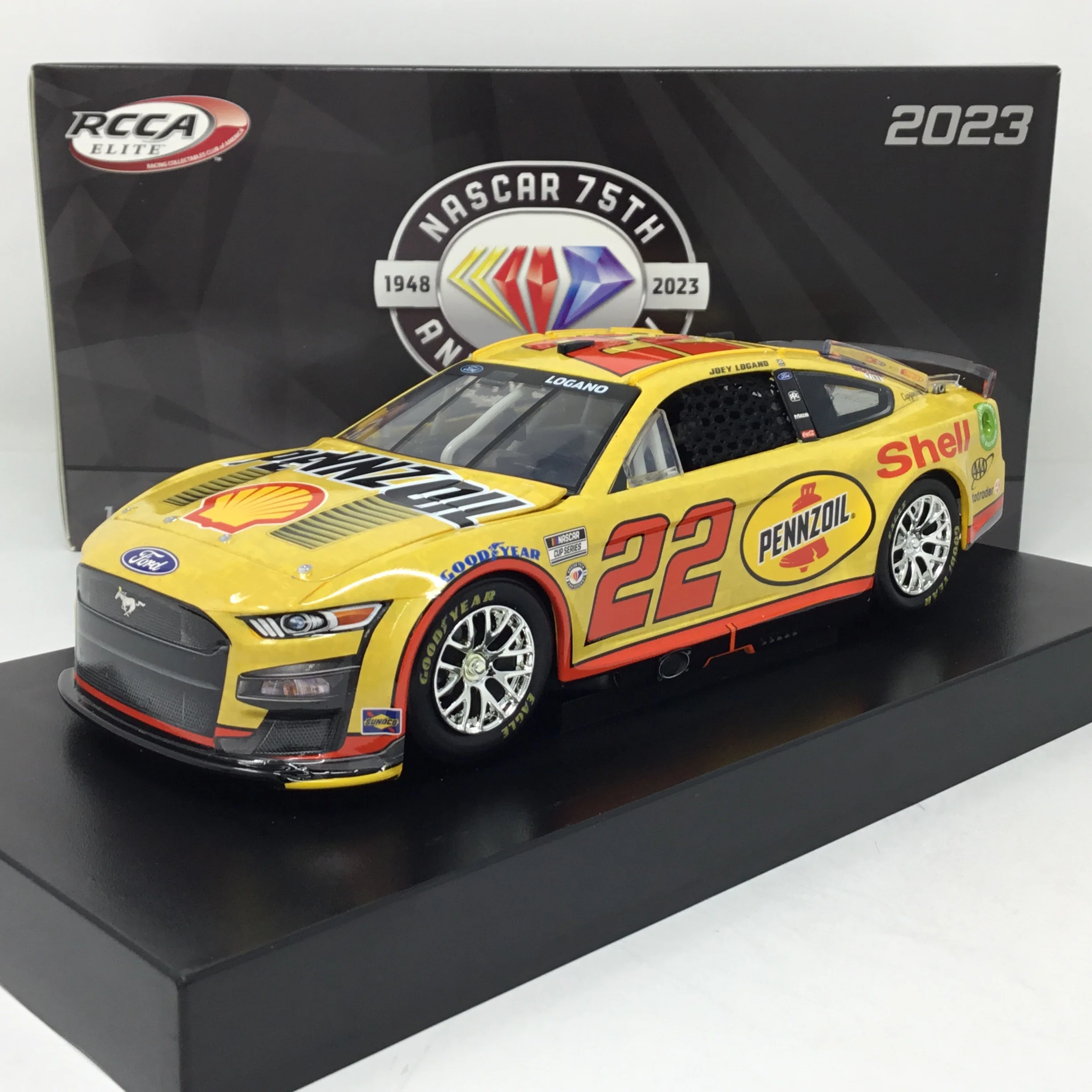 Joey Logano 2023 Shell Penske 100 Wins 1:24 Elite Diecast