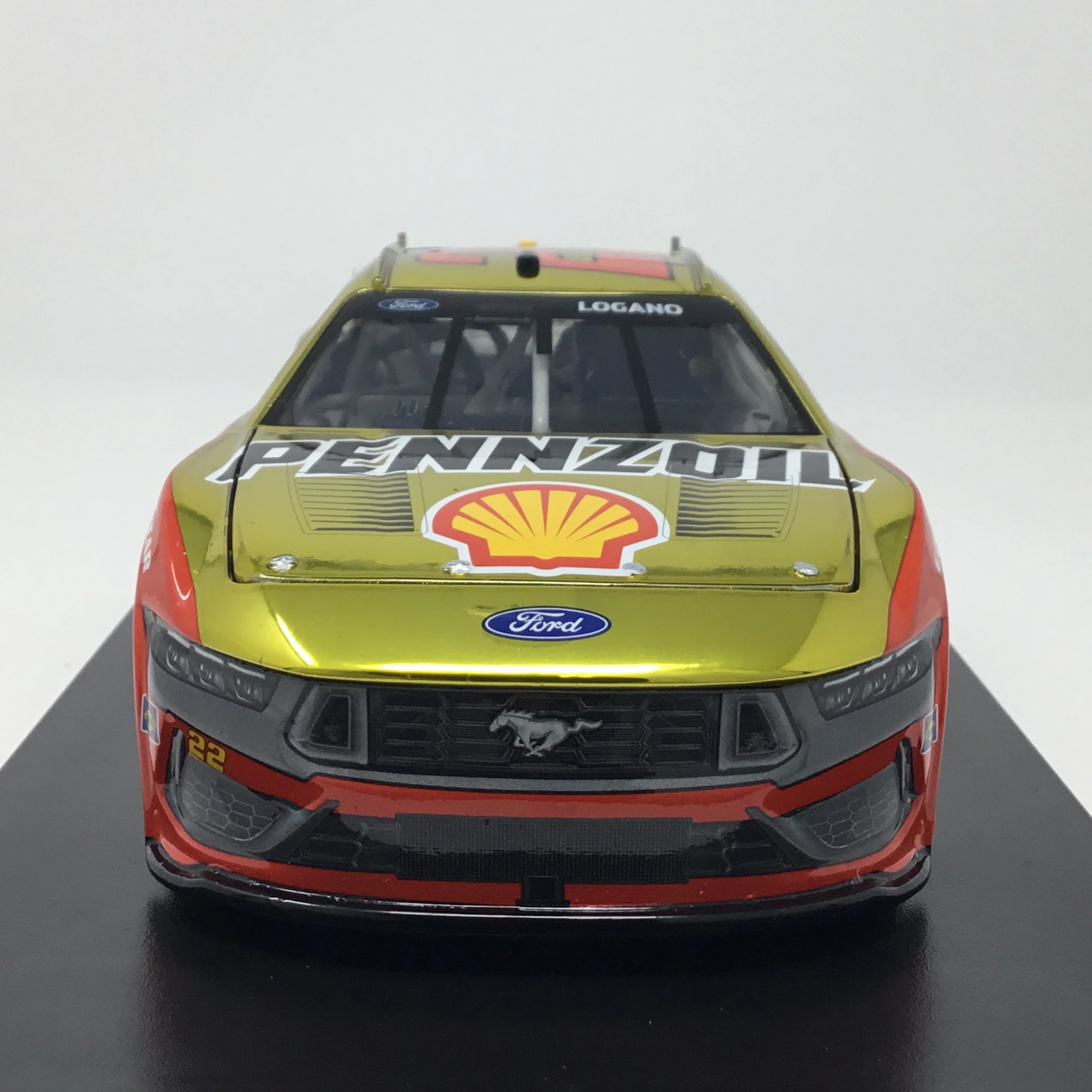 Joey Logano 2025 Shell-Pennzoil 1:24 Color Chrome Diecast - Image 3