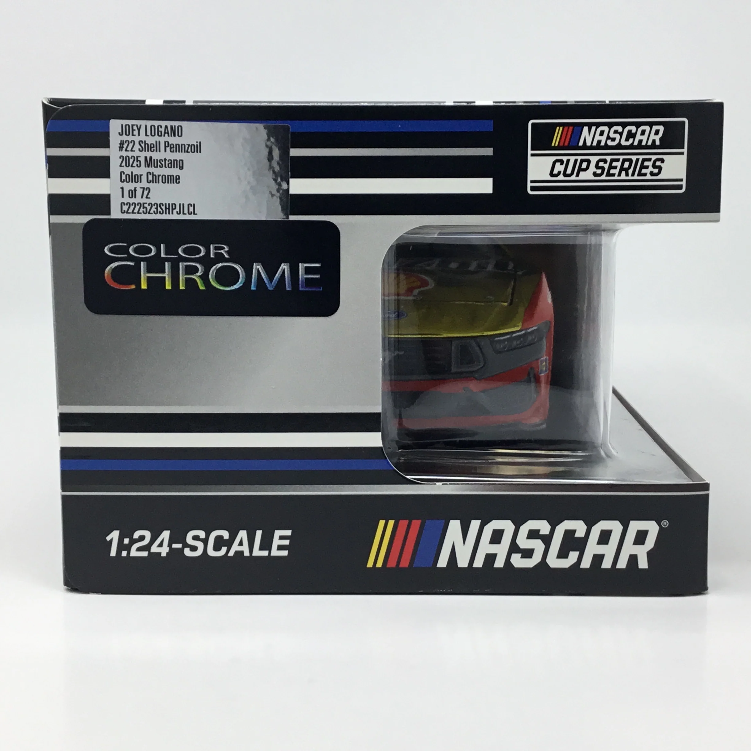 Joey Logano 2025 Shell-Pennzoil 1:24 Color Chrome Diecast - Image 6