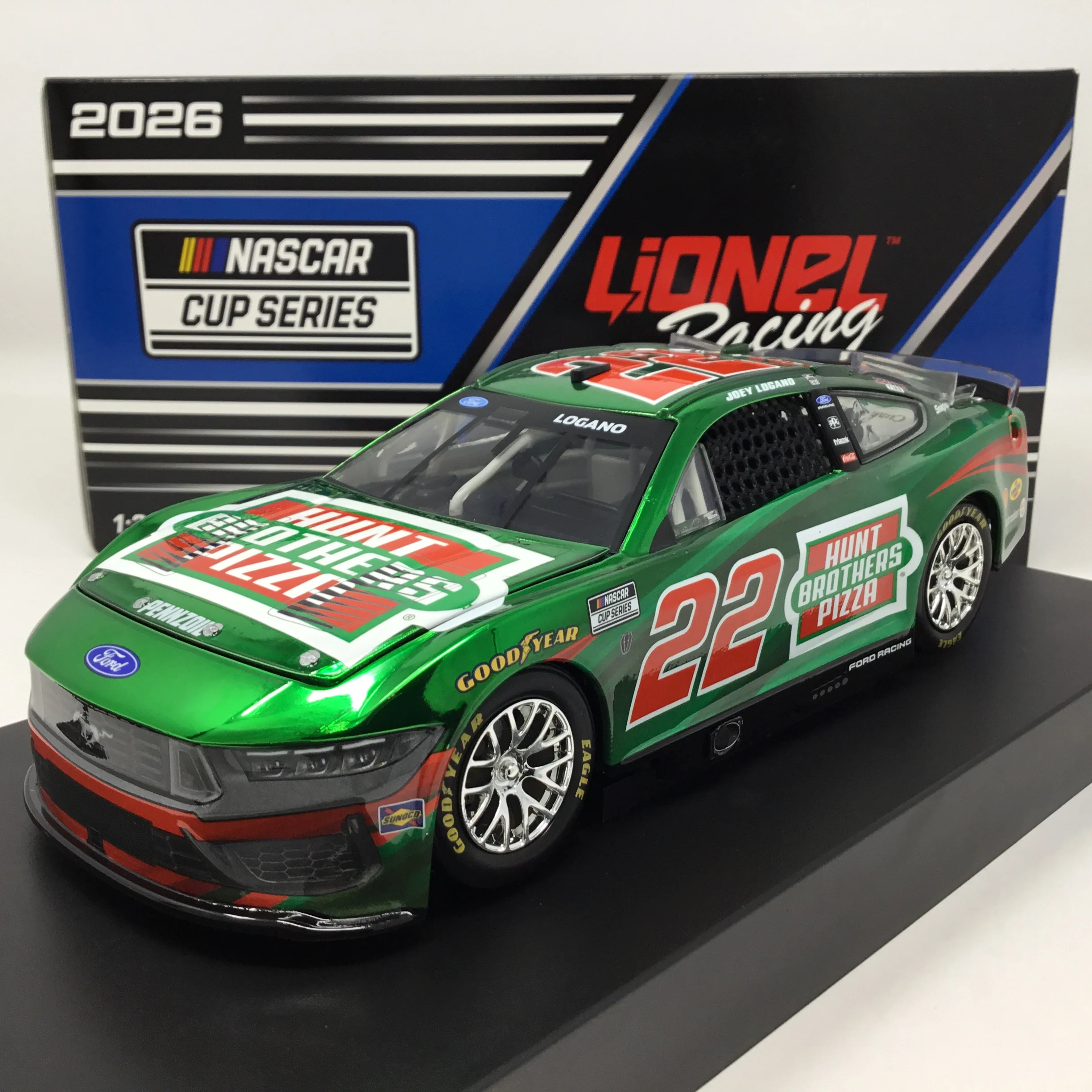 Joey Logano 2026 Hunt Brothers Pizza Color Chrome 1:24 Diecast