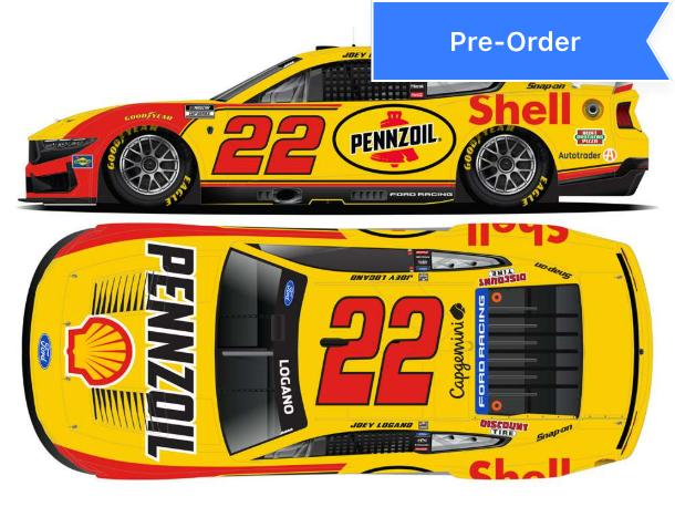 Joey Logano 2026 Shell / Pennzoil 1:64 Diecast *PREORDER*