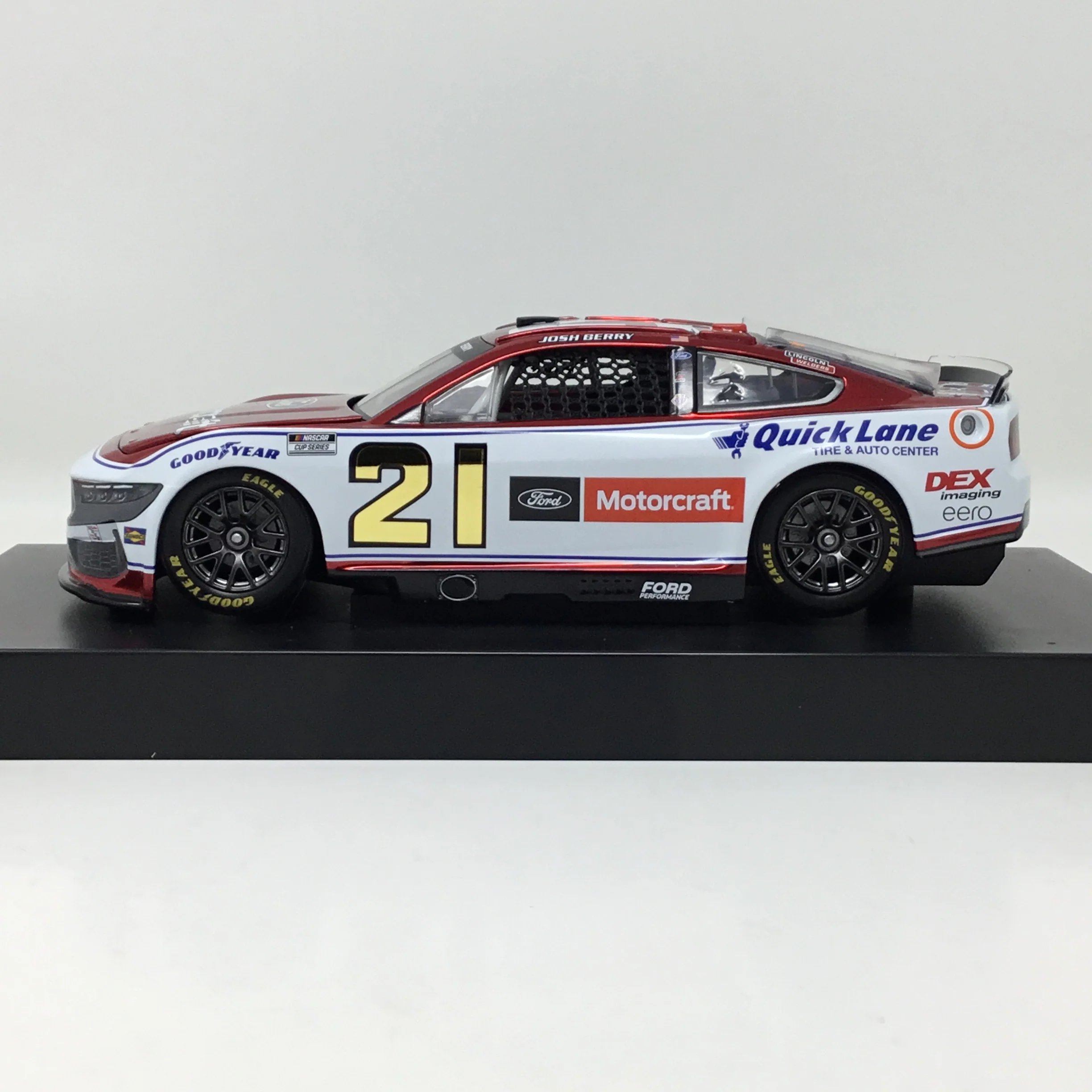 Josh Berry 2025 Motorcraft 1:24 Foil Number Color Chrome Diecast - Image 2