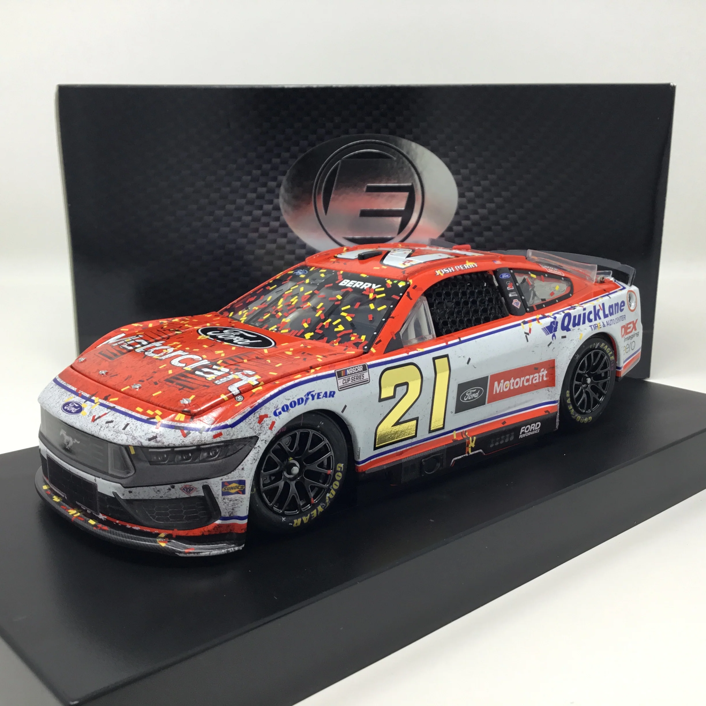 Josh Berry 2025 Motorcraft Las Vegas Race Win Foil Number Elite 1:24 Diecast