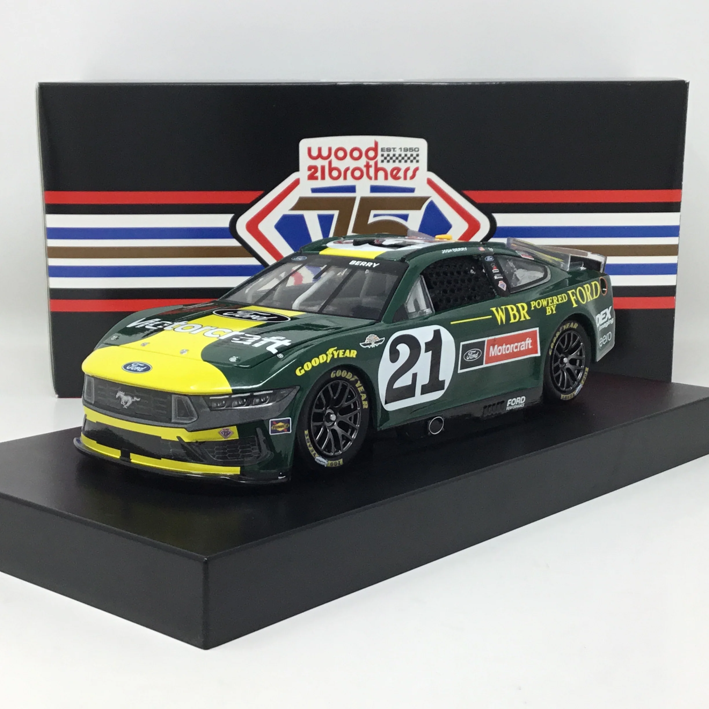 Josh Berry 2025 Motorcraft Throwback 1:24 Diecast