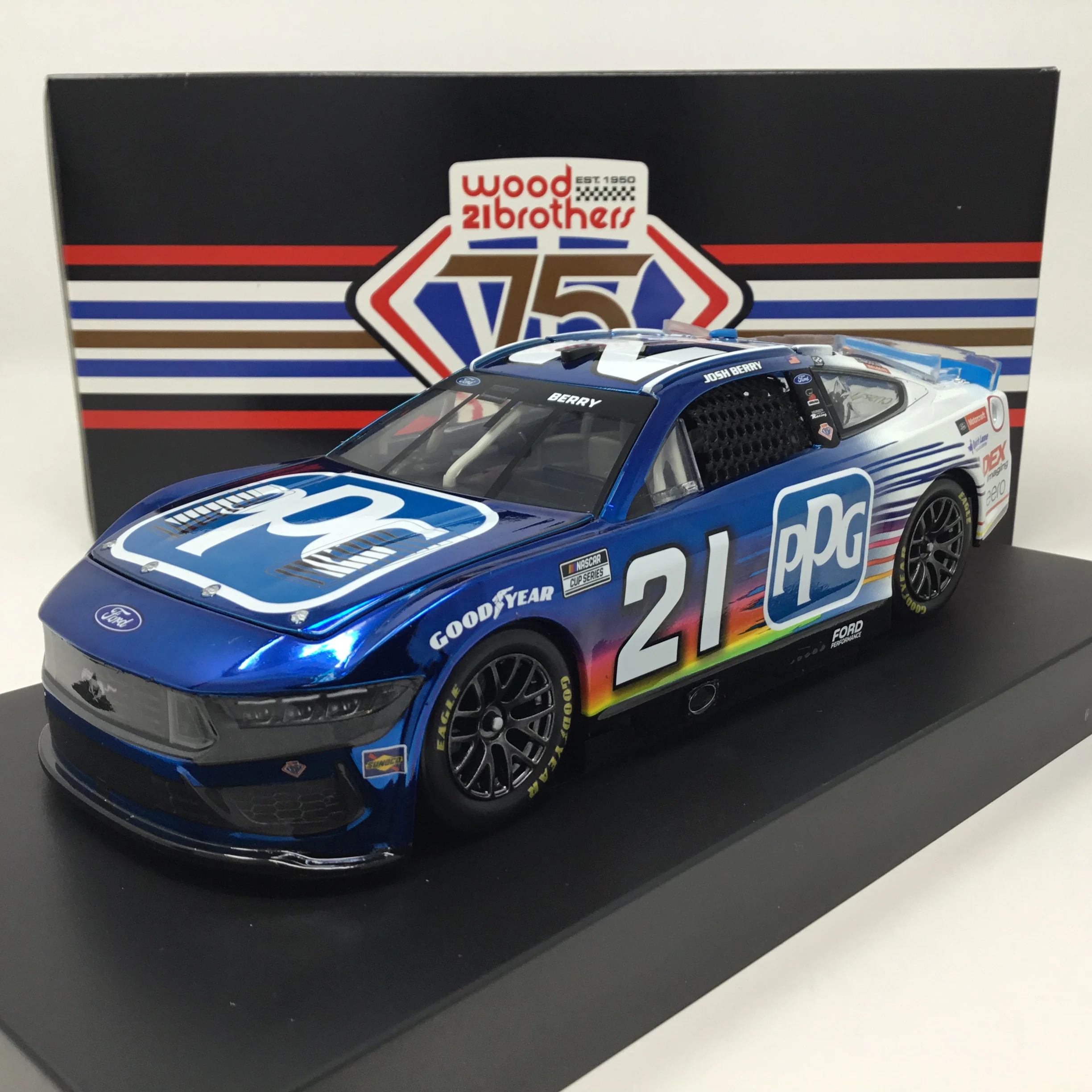 Josh Berry 2025 PPG Color Chrome 1:24 Diecast