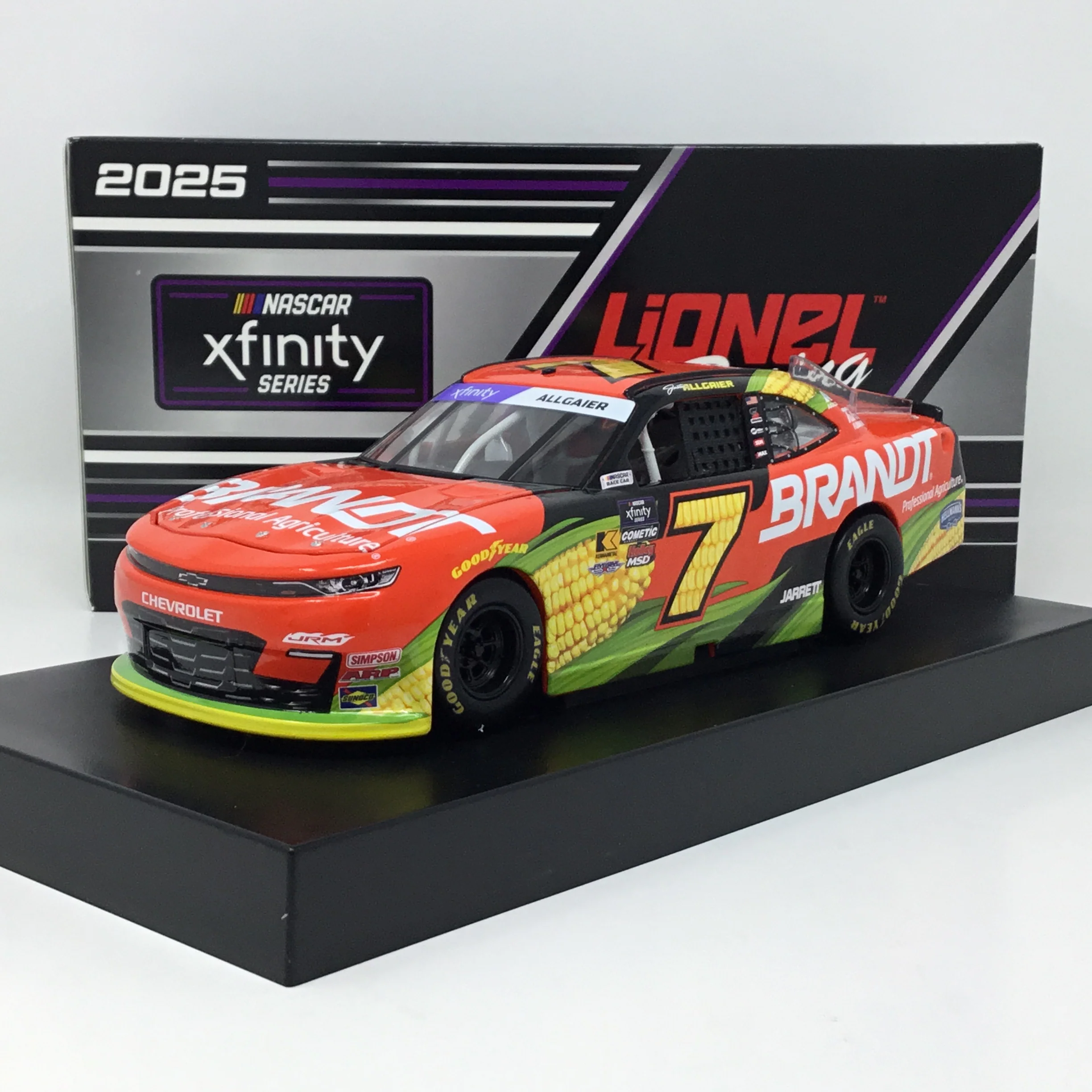 Justin Allgaier 2025 Brandt 1:24 Diecast