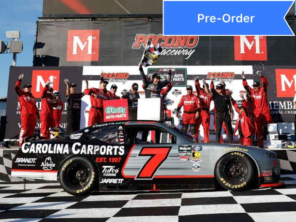 Justin Allgaier 2026 Carolina Carports Pocono Race Win 1:64 Diecast *PREORDER* - Image 2