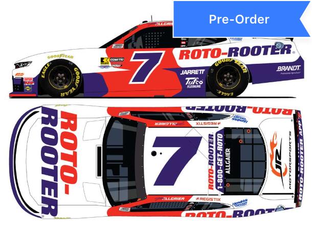 Justin Allgaier 2026 Roto-Rooter 1:24 Diecast *PREORDER*