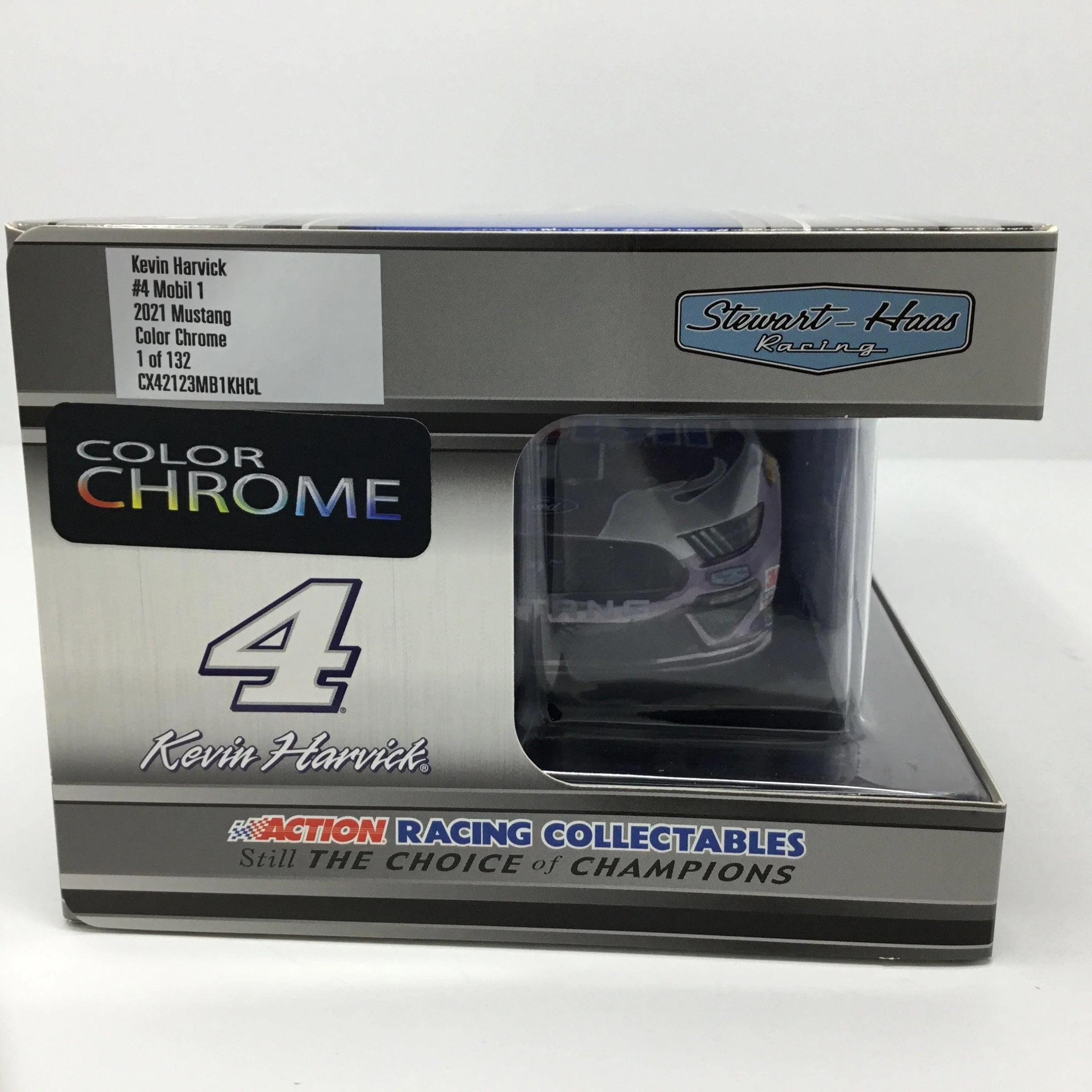 Kevin Harvick 2021 Mobil 1 Color Chrome 1:24 Diecast - Image 6