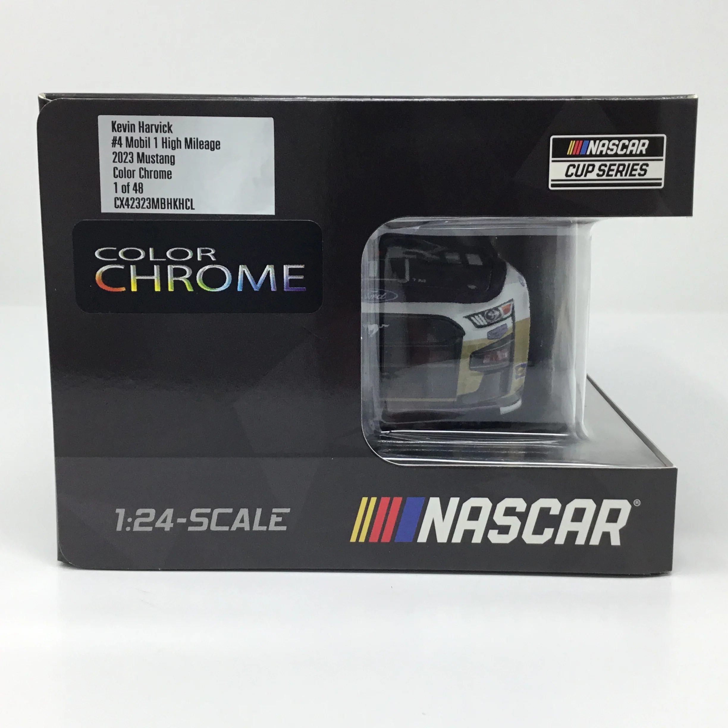Kevin Harvick 2023 Mobil 1 High Mileage 1:24 Color Chrome Diecast - Image 6