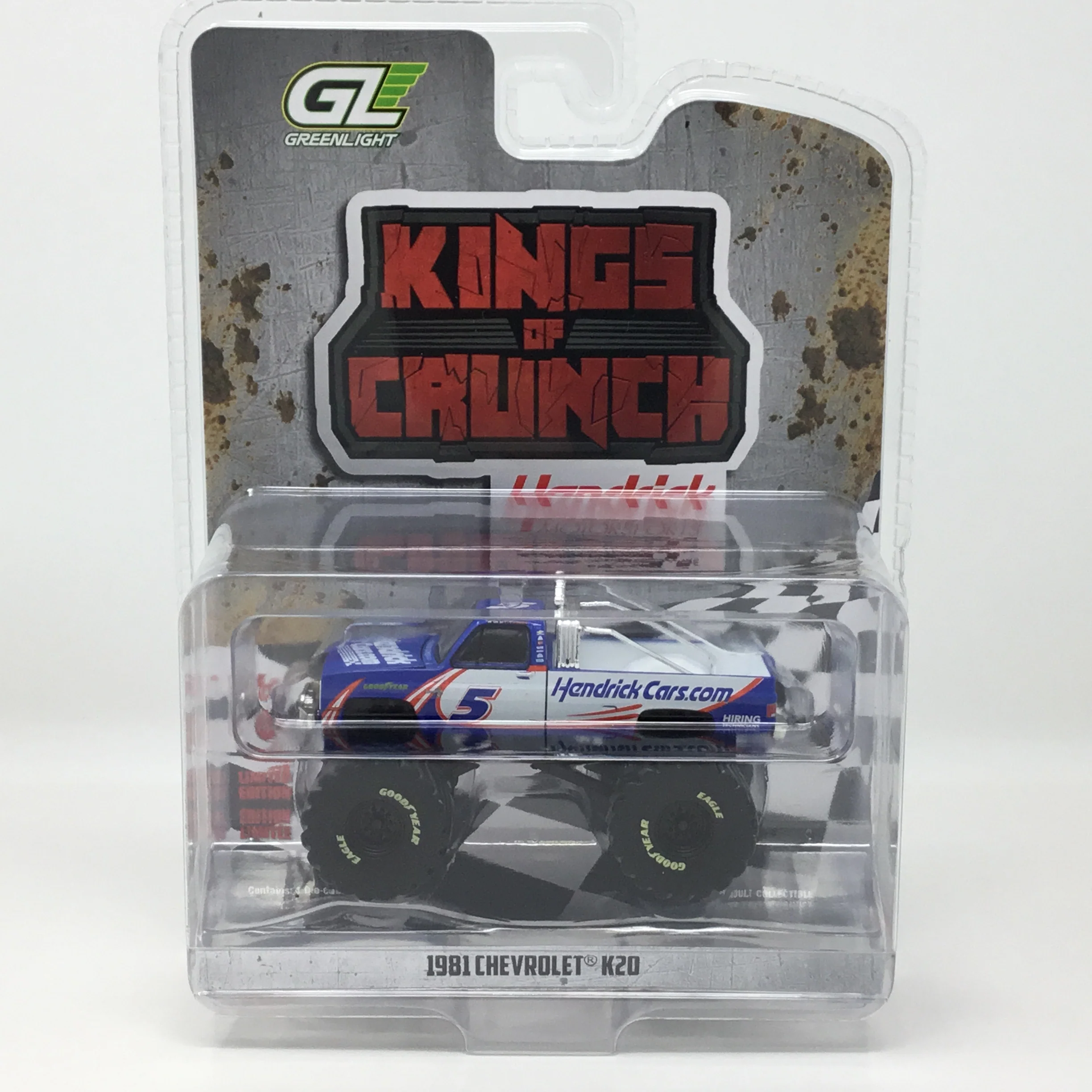 Kyle Larson 1981 HendrickCars.com Chevrolet K20 Kings of Crunch 1:64 Diecast