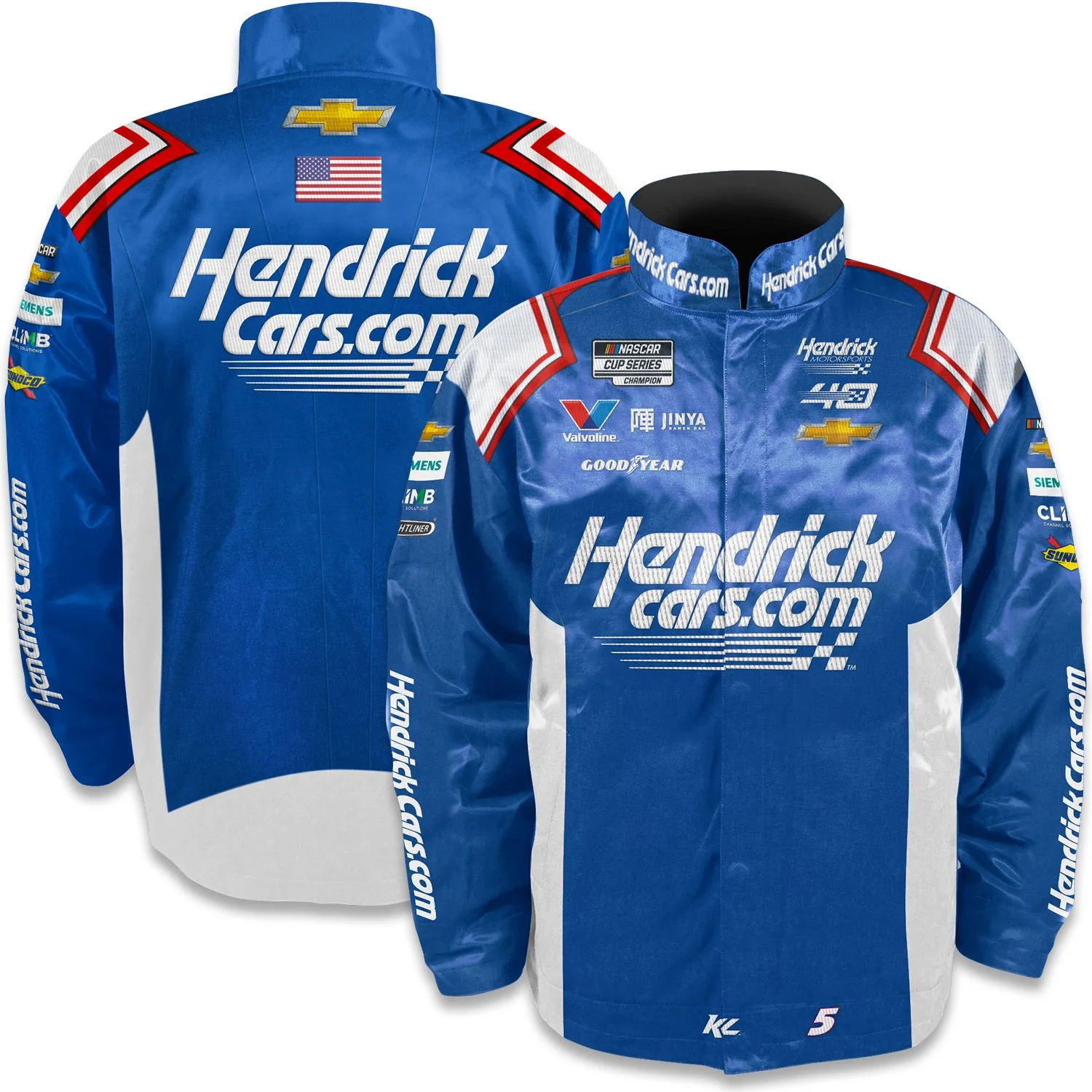Kyle Larson 2024 HendrickCars.com Adult Nylon Uniform Jacket