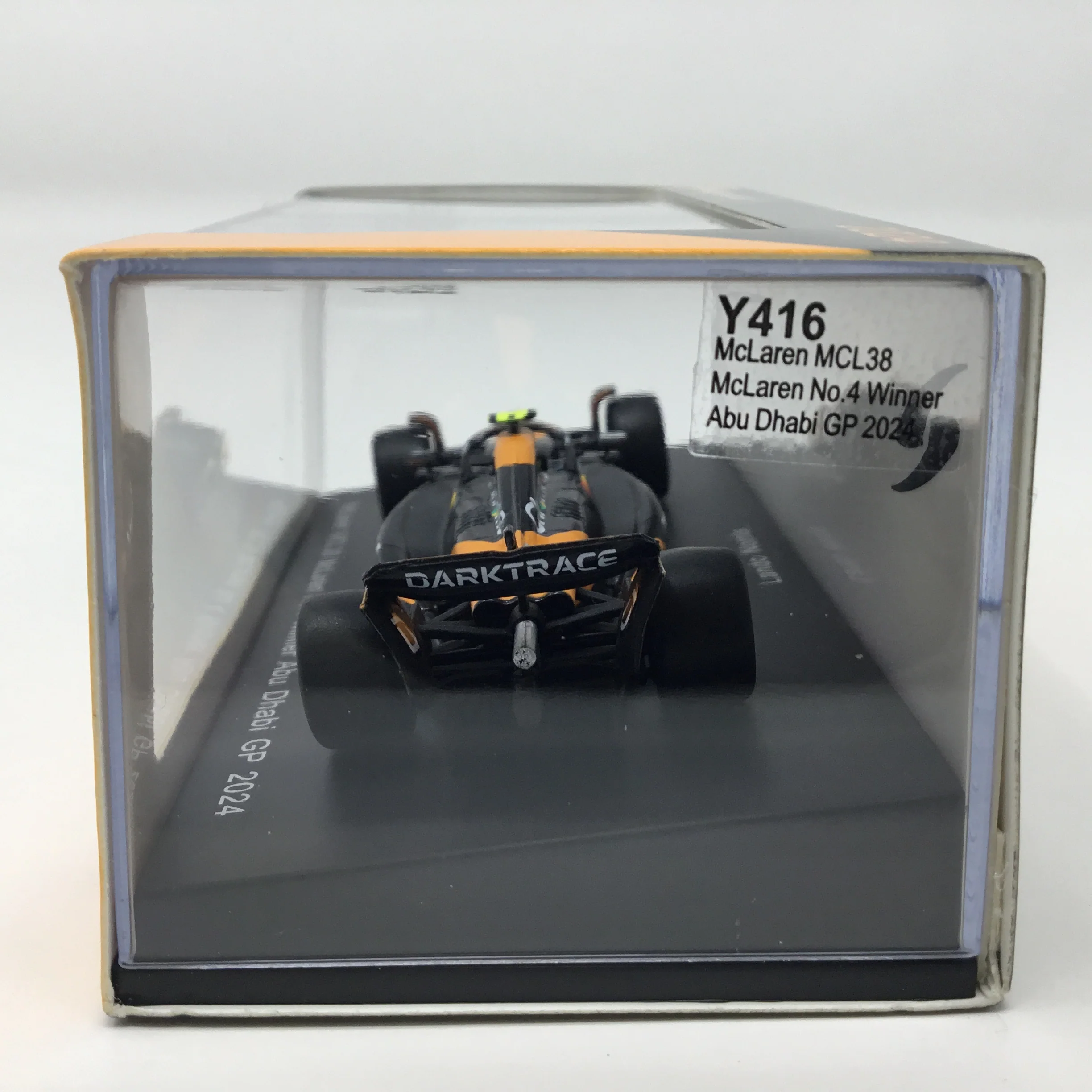 Lando Norris McLaren MCL38 2024 Abu Dhabi GP Winner Spark F1 1:64 Diecast - Image 3