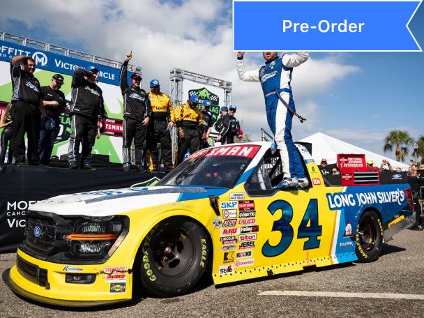 Layne Riggs 2026 Long John Silver's St. Petersburg Race Win Foil Number 1:24 Diecast *PREORDER* - Image 2