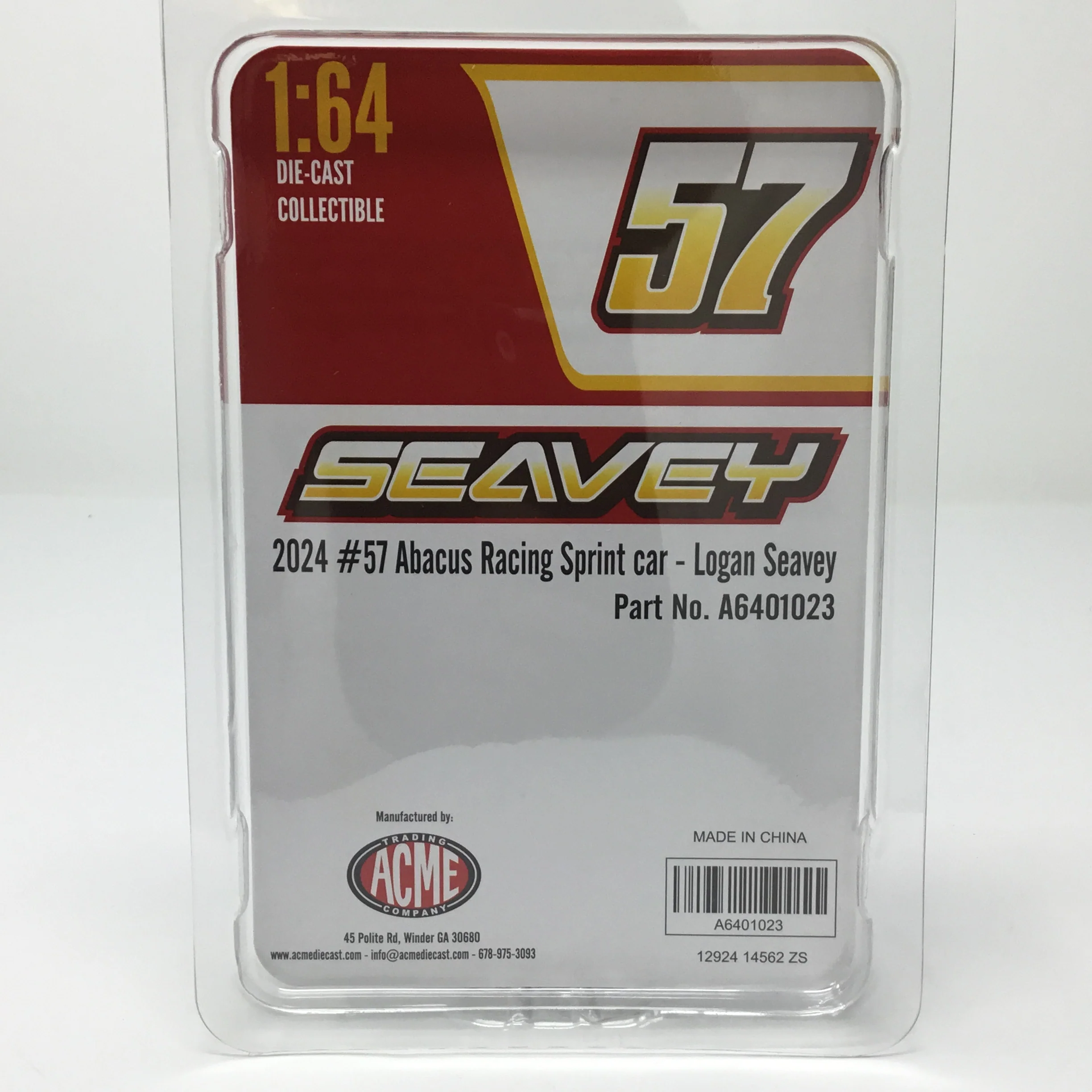 Logan Seavey 2024 #57 Abacus Racing 1:64 Sprint Car - Image 6