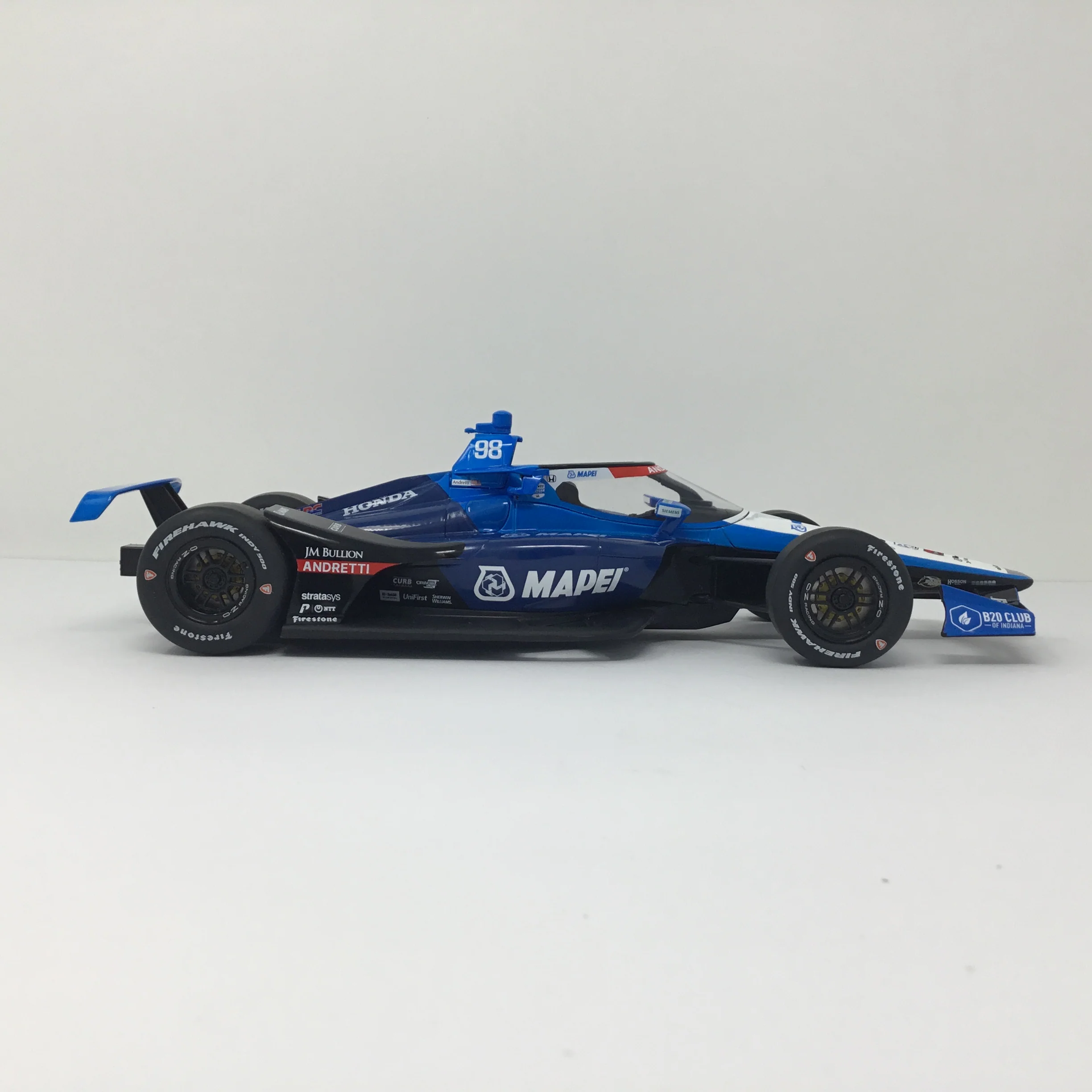 Marco Andretti 2025 MAPEI / Andretti Global 1:18 Diecast - Image 4