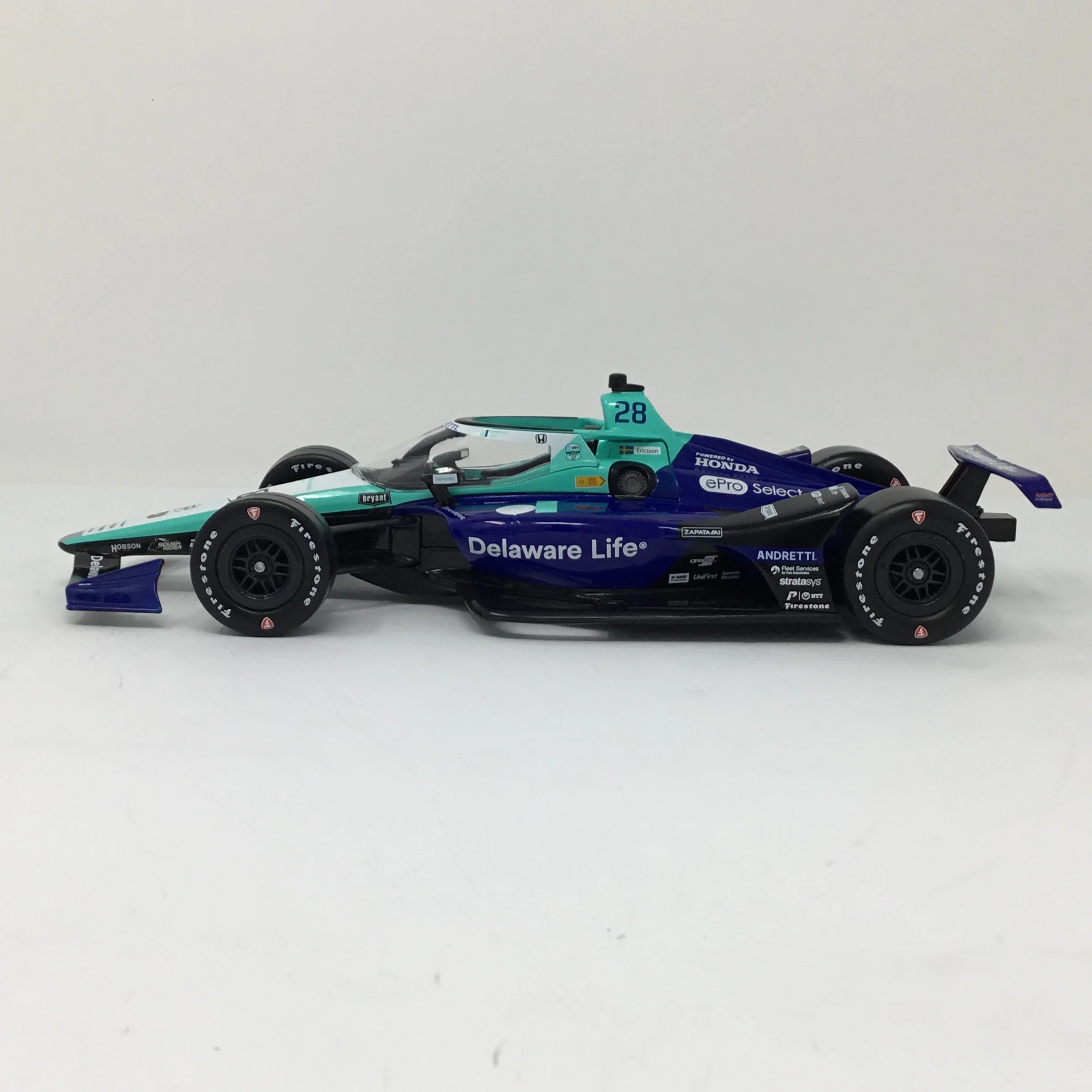 Marcus Ericsson 2024 Delaware Life / Andretti Autosport 1:18 Diecast - Image 2