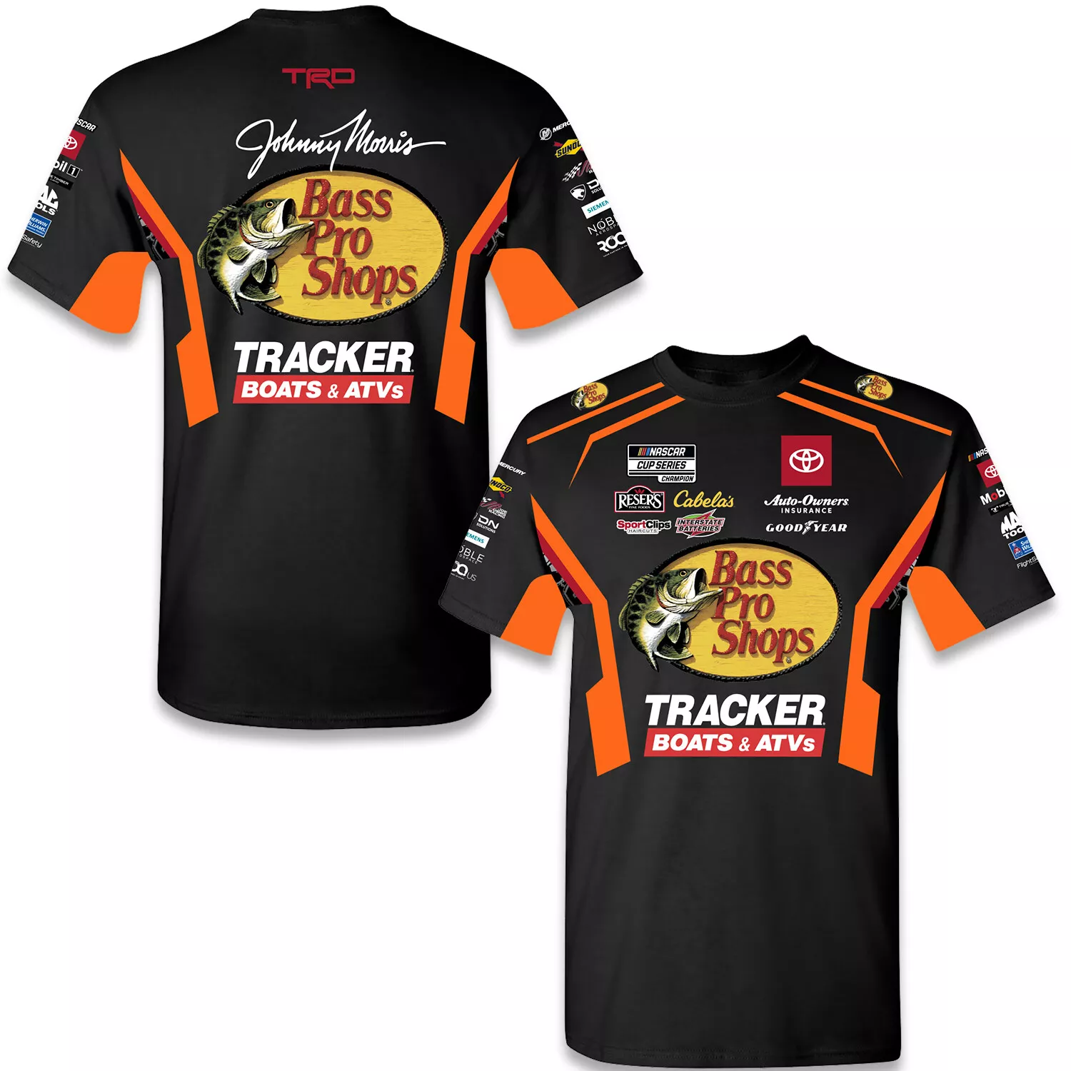 Martin Truex Jr. Bass Pro Shops Sublimated Uniform Pit Crew T-Shirt