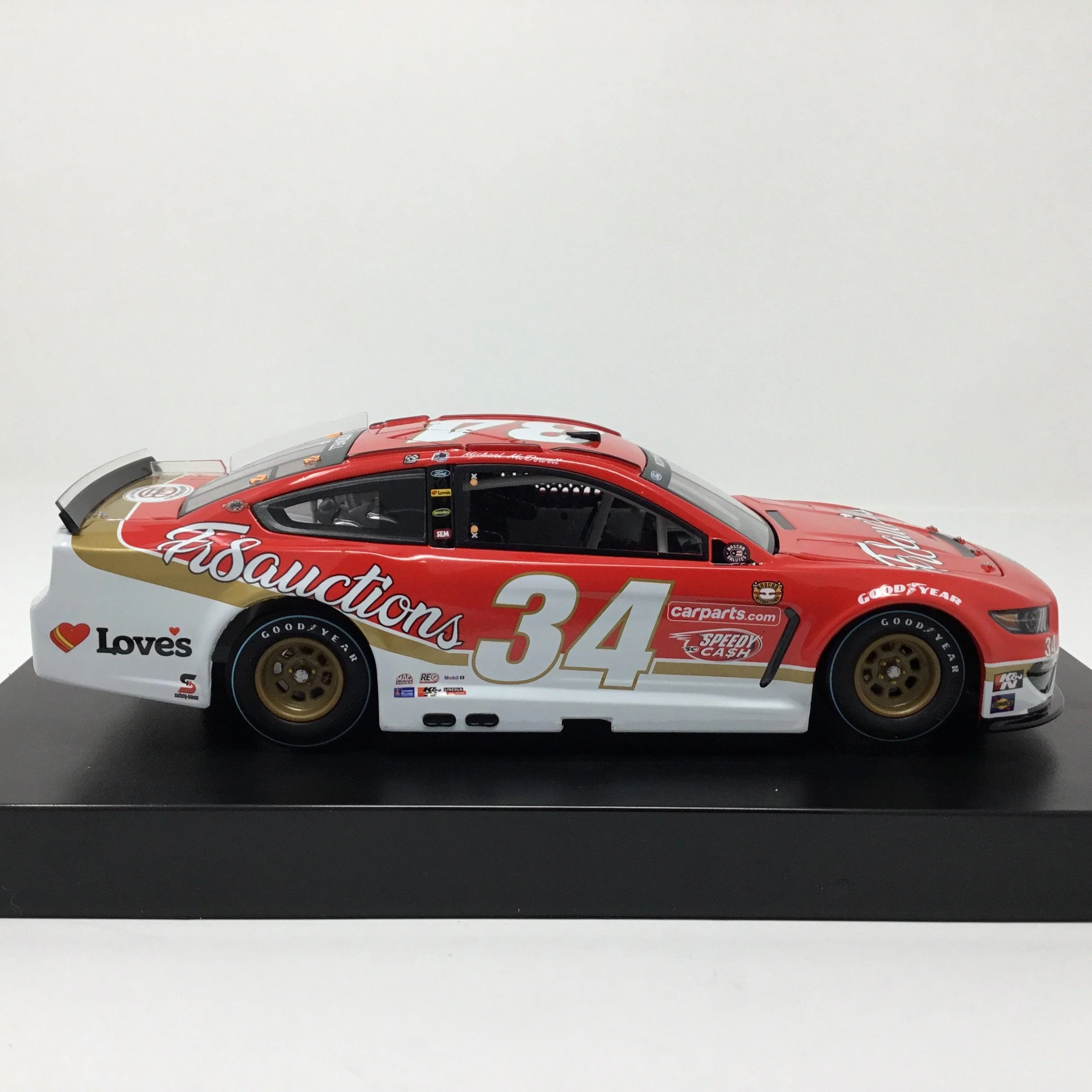 Michael McDowell 2021 Fr8Auctions.com Darlington Elite 1:24 Diecast - Image 4