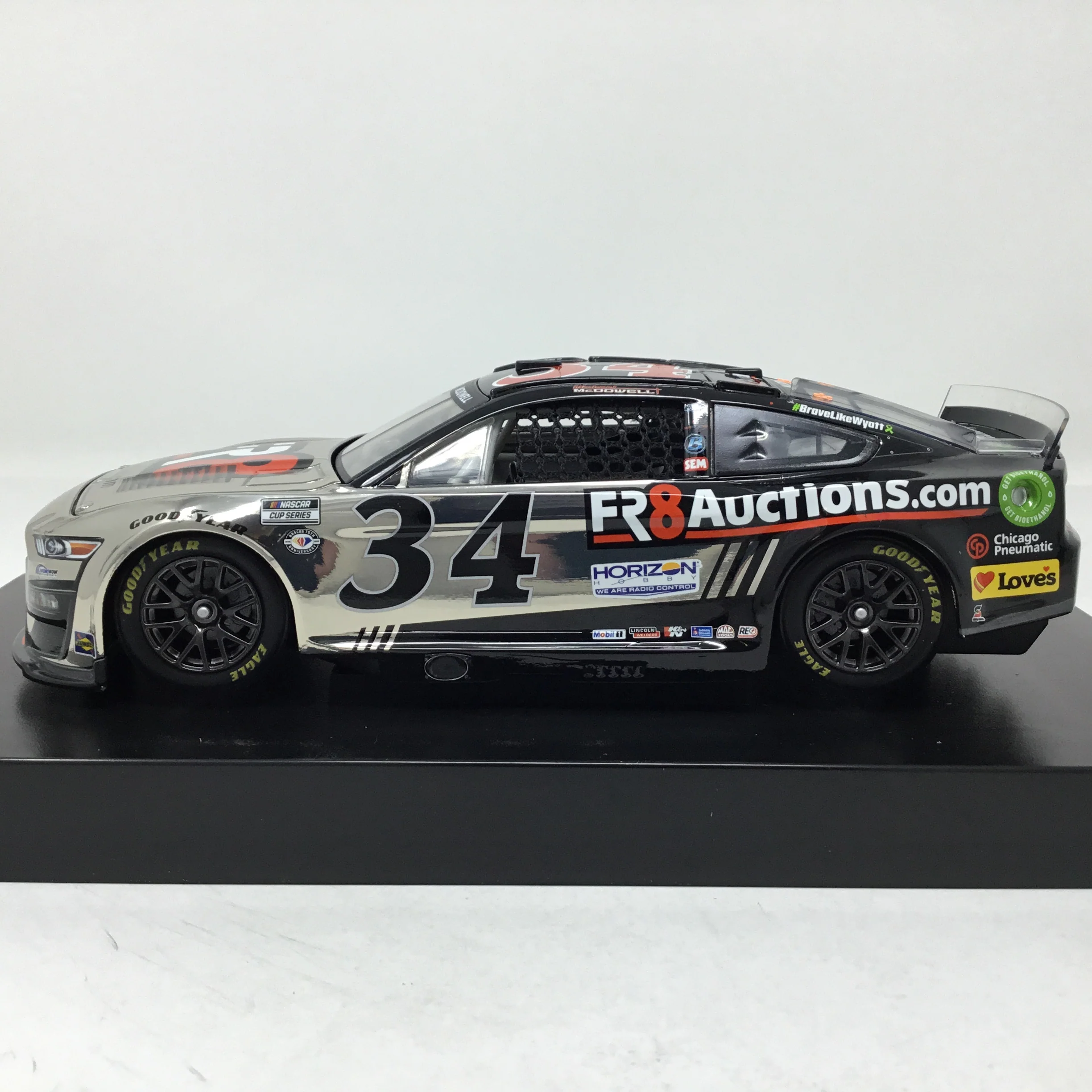 Michael McDowell 2023 Fr8Auctions.com 1:24 Color Chrome Diecast - Image 2