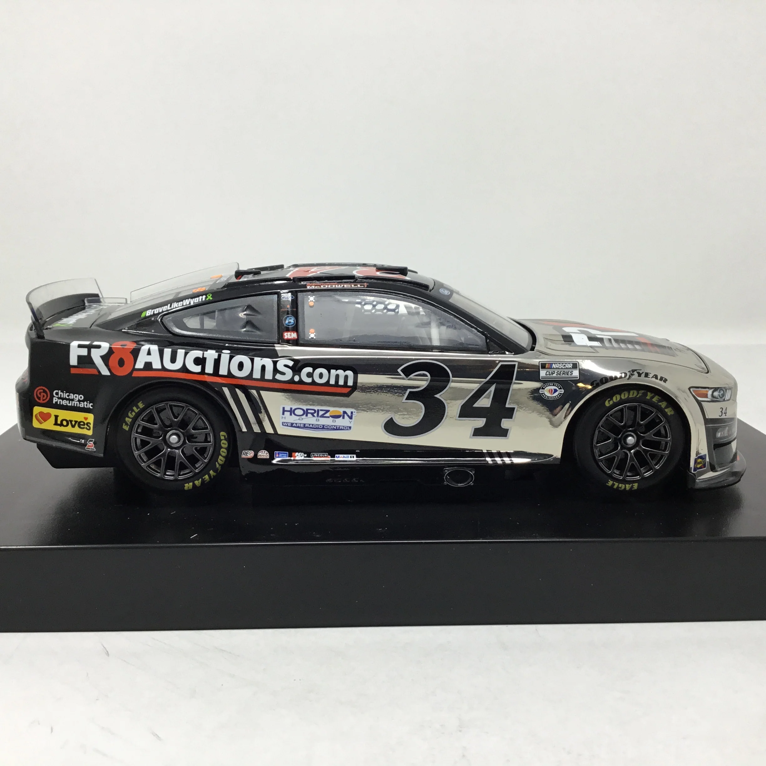 Michael McDowell 2023 Fr8Auctions.com 1:24 Color Chrome Diecast - Image 4