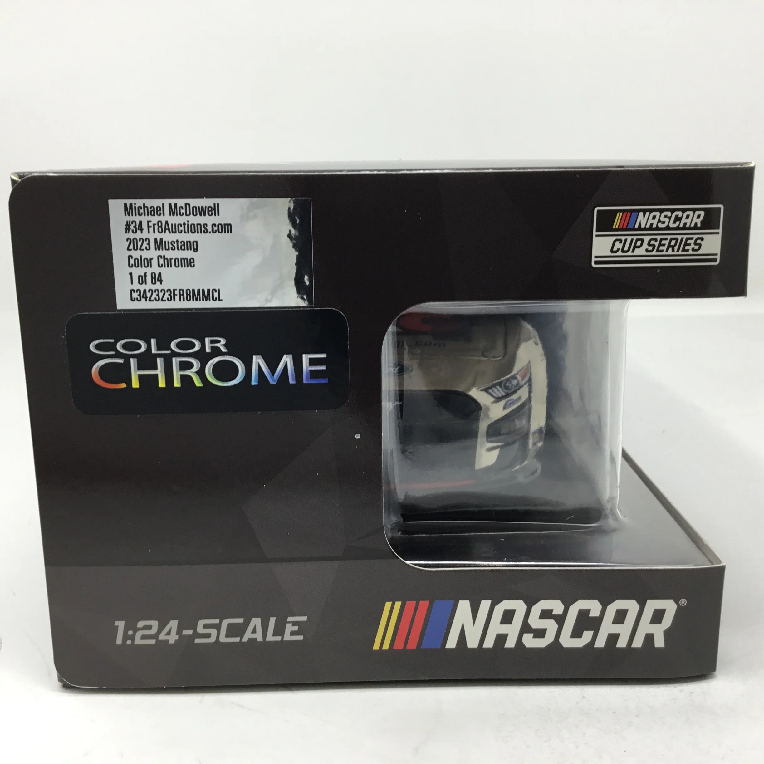 Michael McDowell 2023 Fr8Auctions.com 1:24 Color Chrome Diecast - Image 6