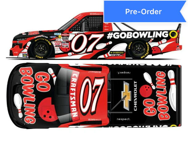 Michael McDowell 2025 Go Bowling Truck Series 1:24 Diecast *PREORDER*