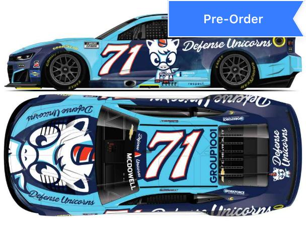 Michael McDowell 2026 Defense Unicorns 1:64 Diecast *PREORDER*
