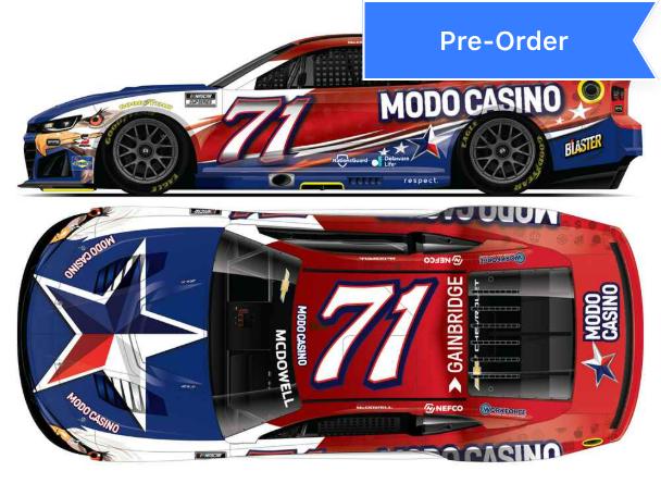 Michael McDowell 2026 Modo Casino 1:64 Diecast *PREORDER*