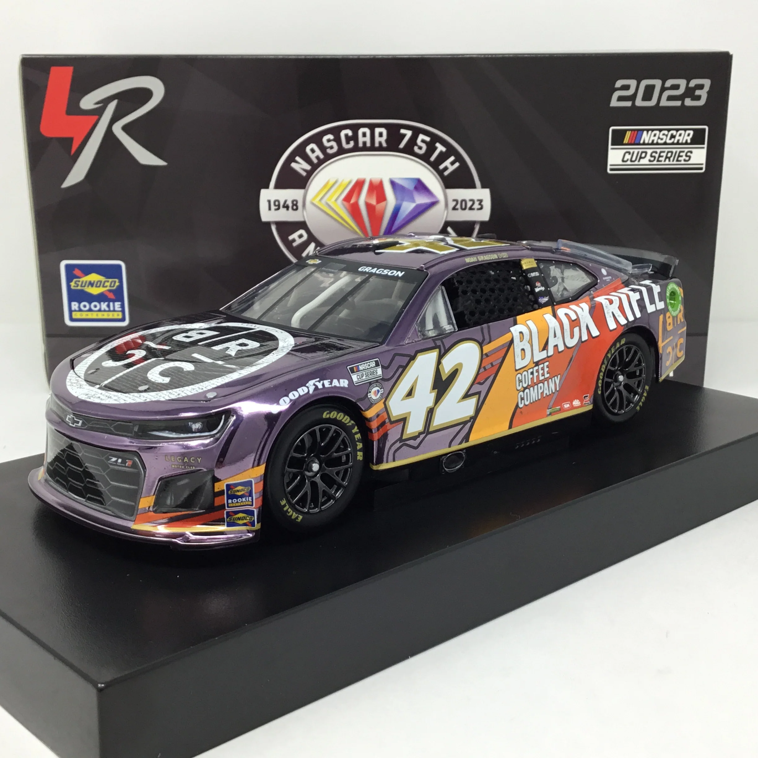 Noah Gragson 2023 Black Rifle Coffee 1:24 Color Chrome Diecast