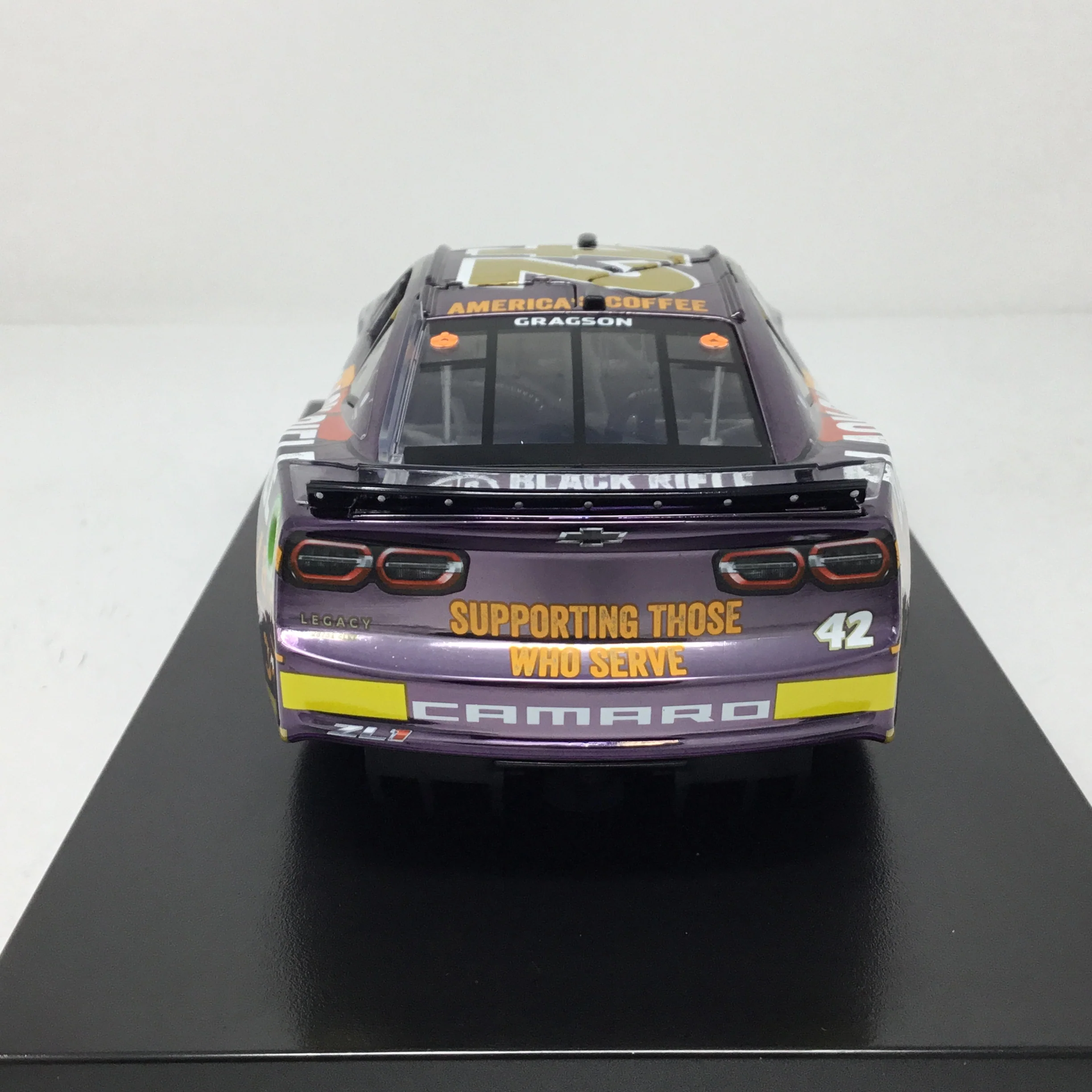 Noah Gragson 2023 Black Rifle Coffee 1:24 Color Chrome Diecast - Image 5