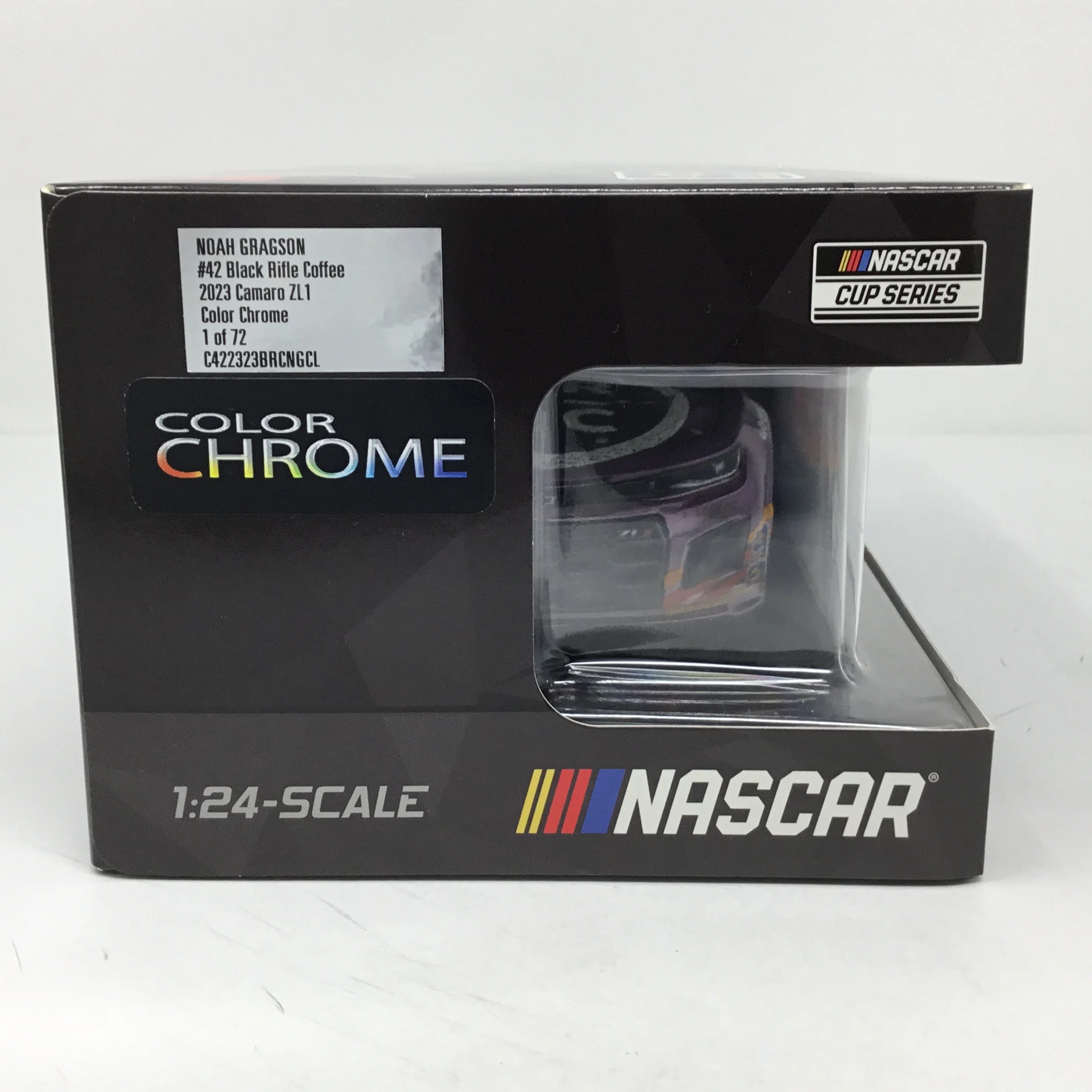 Noah Gragson 2023 Black Rifle Coffee 1:24 Color Chrome Diecast - Image 6
