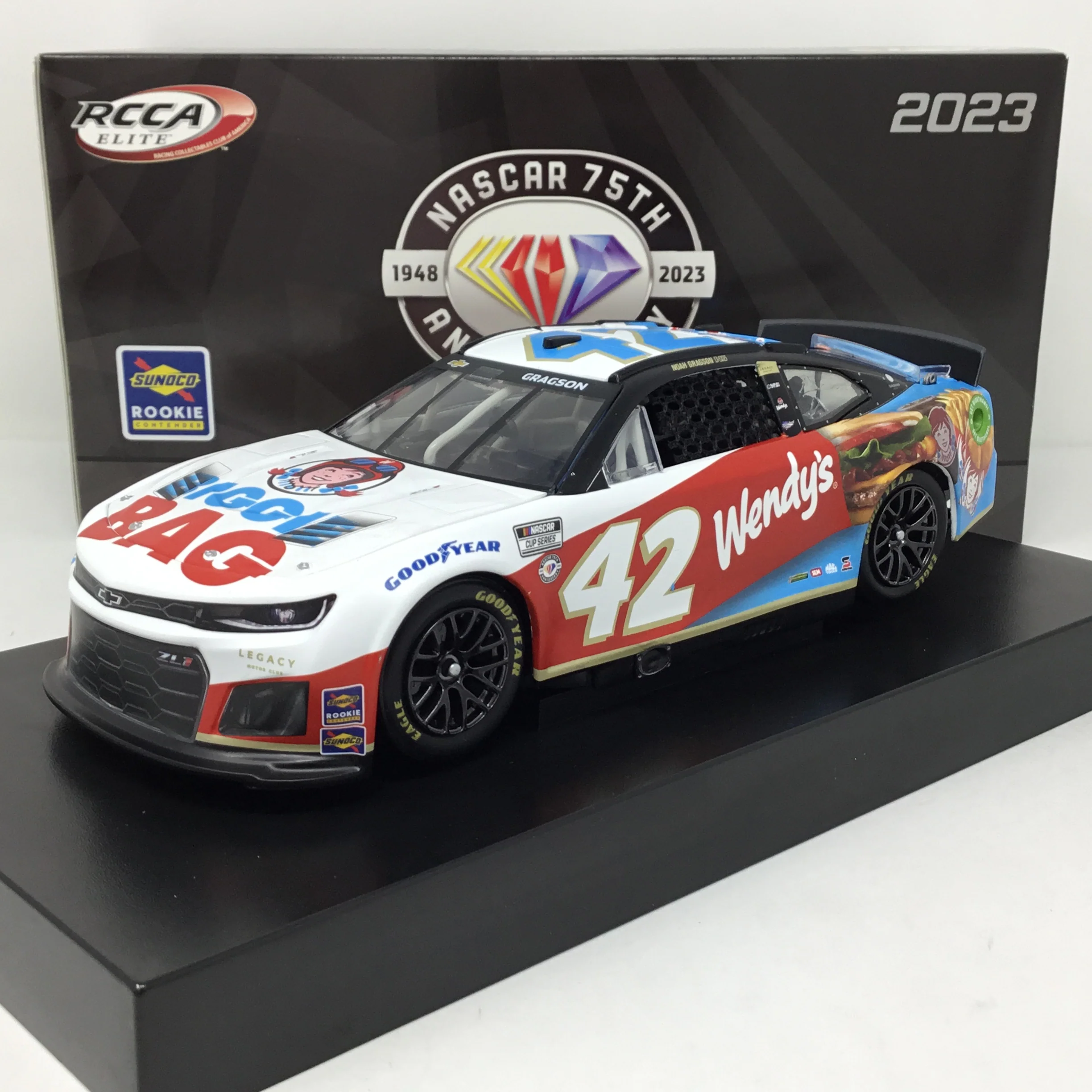 Noah Gragson 2023 Wendy's Biggie Bag 1:24 Elite Diecast