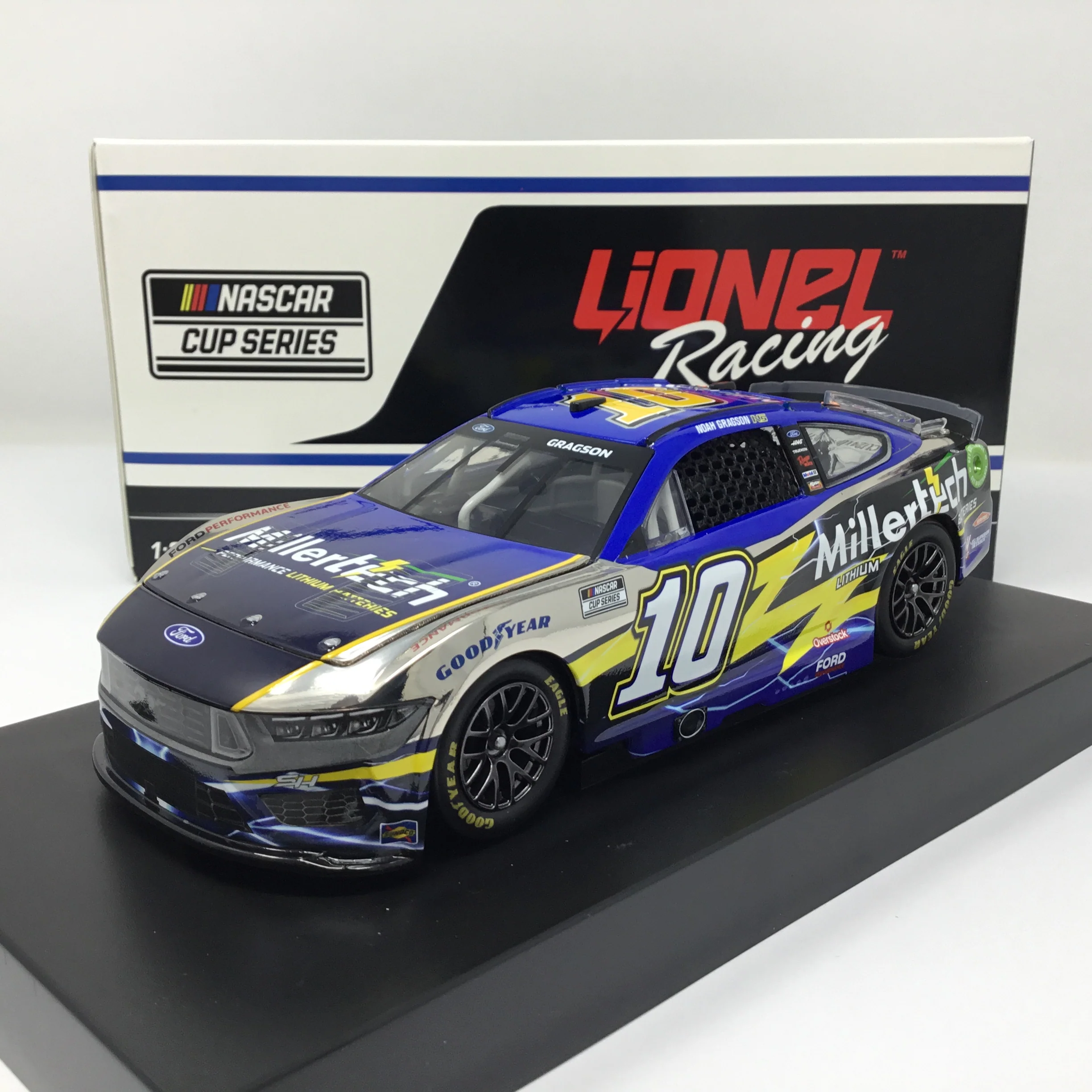 Noah Gragson 2024 MillerTech 1:24 Color Chrome Diecast