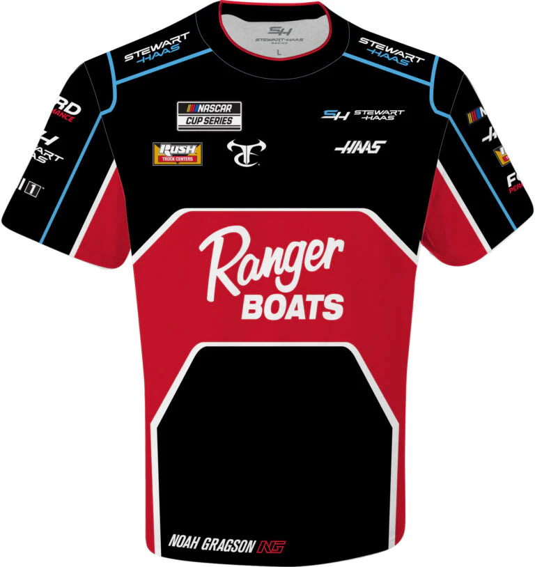 Noah Gragson 2024 Ranger Boats Sublimated Uniform Pit Crew T-Shirt - Image 2