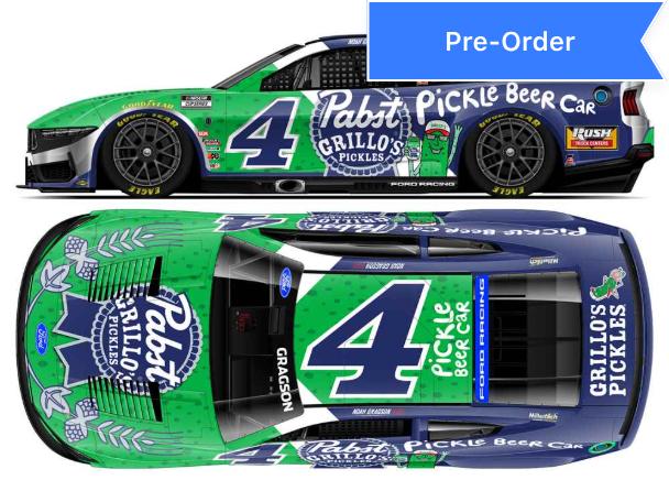 Noah Gragson 2026 Grillo's Pickles / Pabst Blue Ribbon 1:24 Diecast