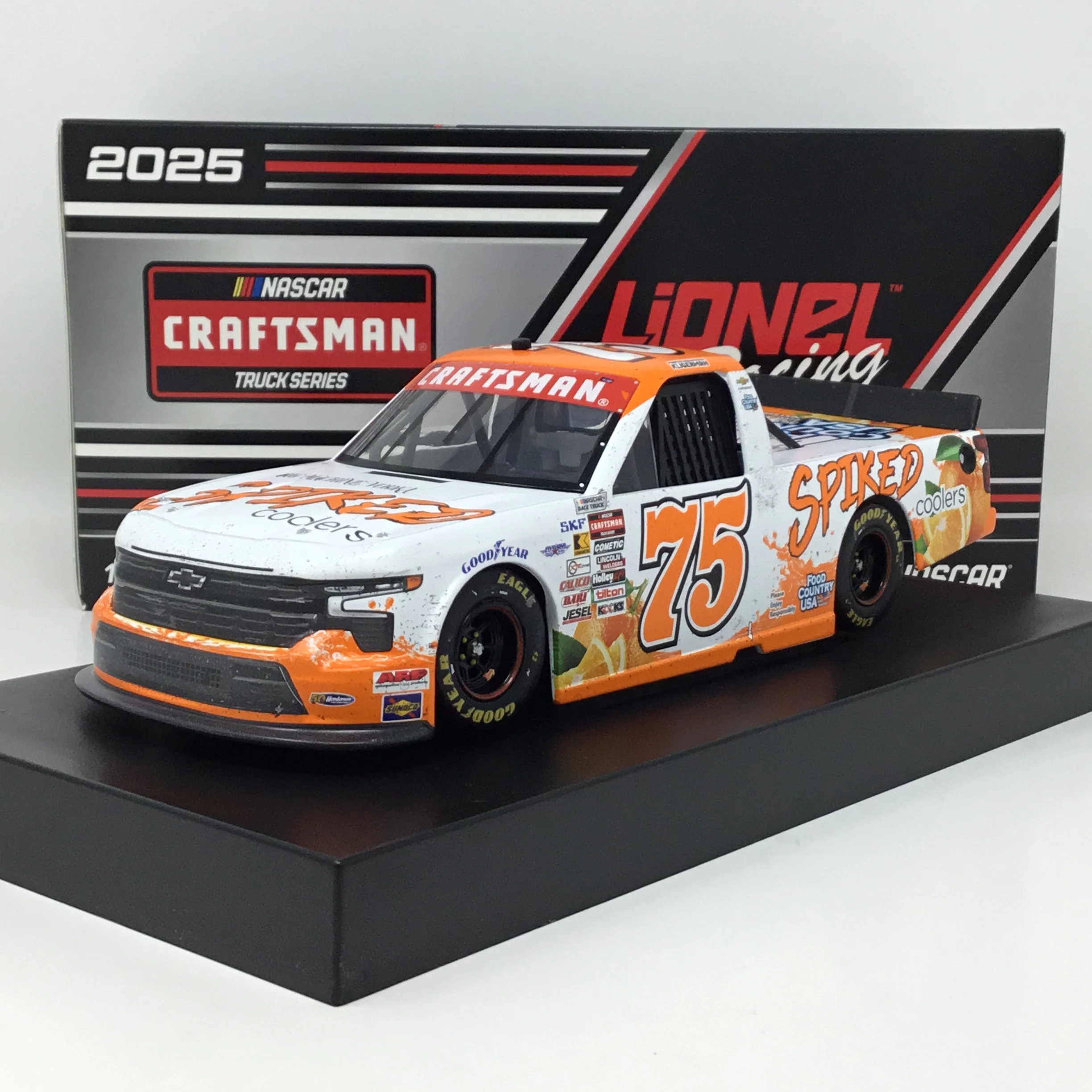 Parker Kligerman 2025 Spiked Coolers Daytona Raced Version 1:24 Diecast