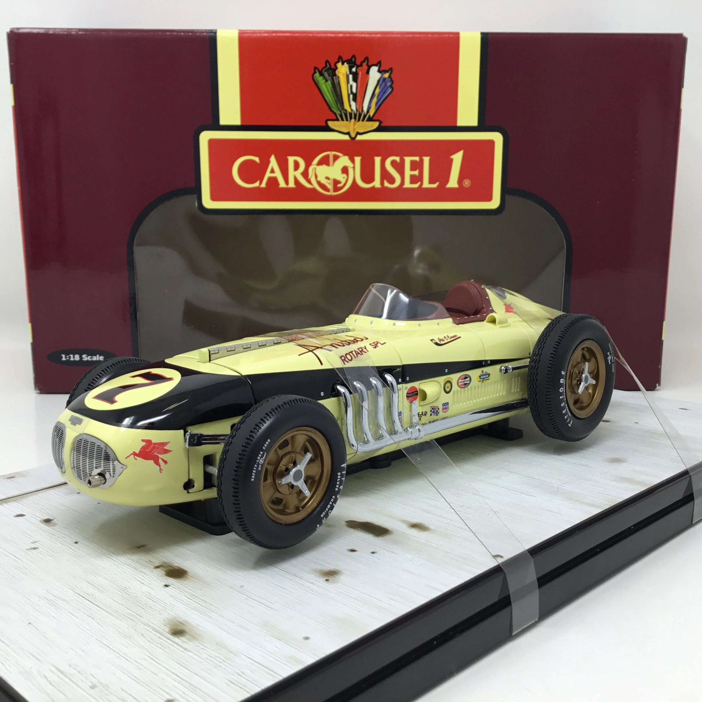 Pat O'Connor 1956 Carousel 1 Ansted Rotary Special Kurtis Kraft Roadster 1:18 Diecast #4507