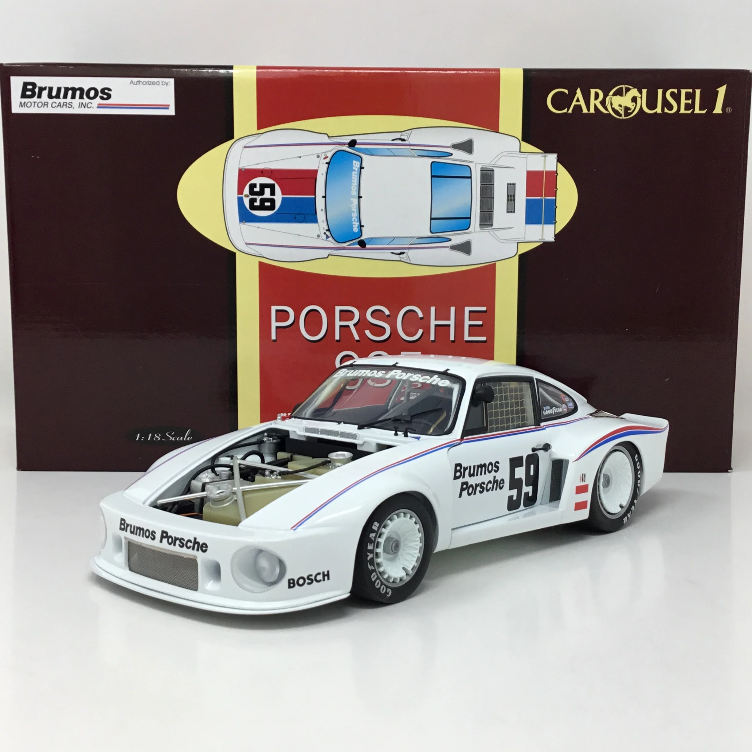 Peter Gregg 1979 Carousel 1 Brumos Racing #59 IMSA GT Champion 1:18 Diecast #5101 - Image 2
