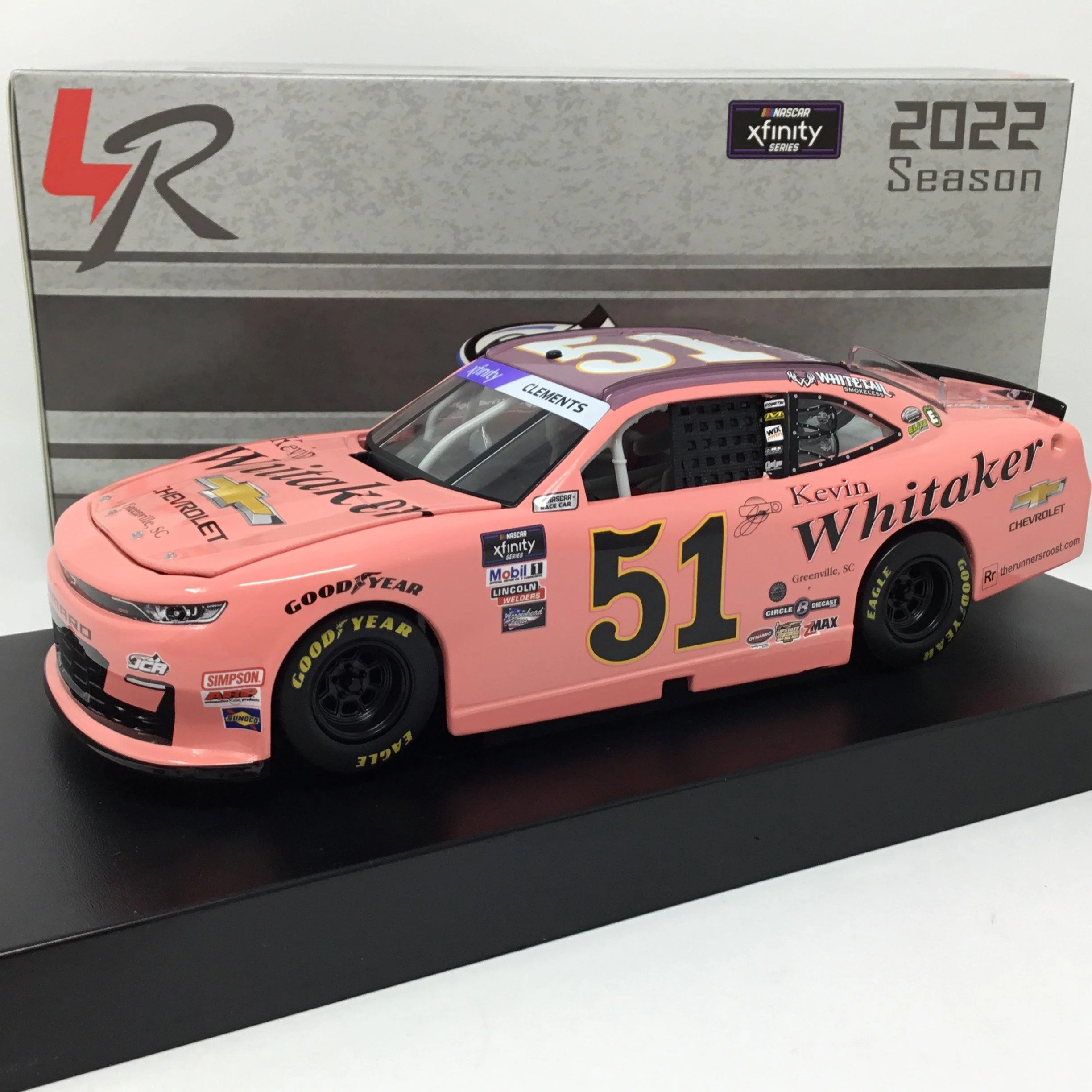 Jeremy Clements 2022 Kevin Whitaker Chevrolet / Dale Earnhardt K-2 Tribute 1:24 Diecast