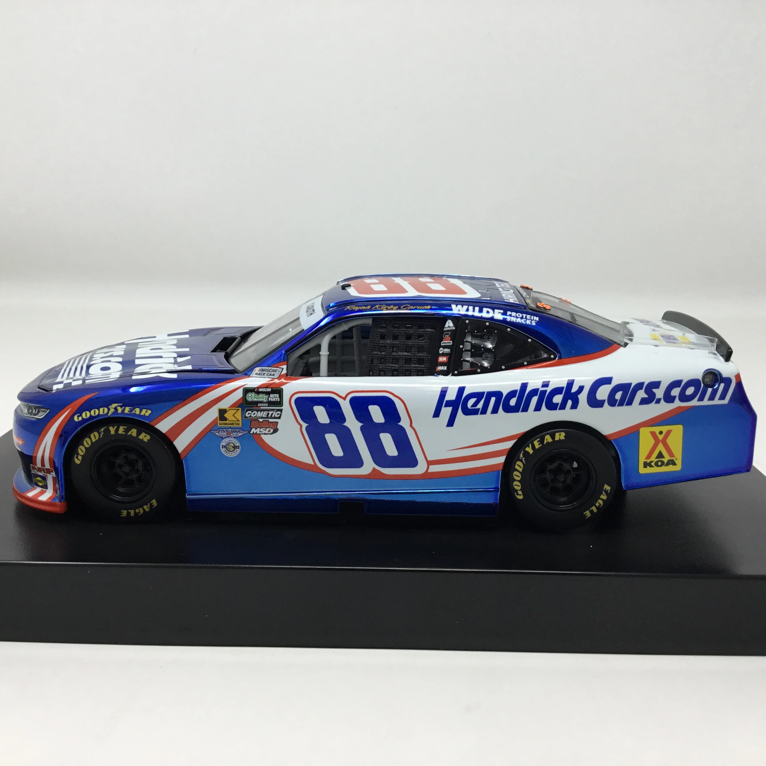 Rajah Caruth 2026 Hendrickcars.com Color Chrome 1:24 Diecast - Image 2