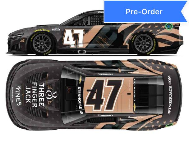 Ricky Stenhouse Jr. 2026 Three Finger Jack Wines 1:64 Diecast w/ Acrylic Case *PREORDER*