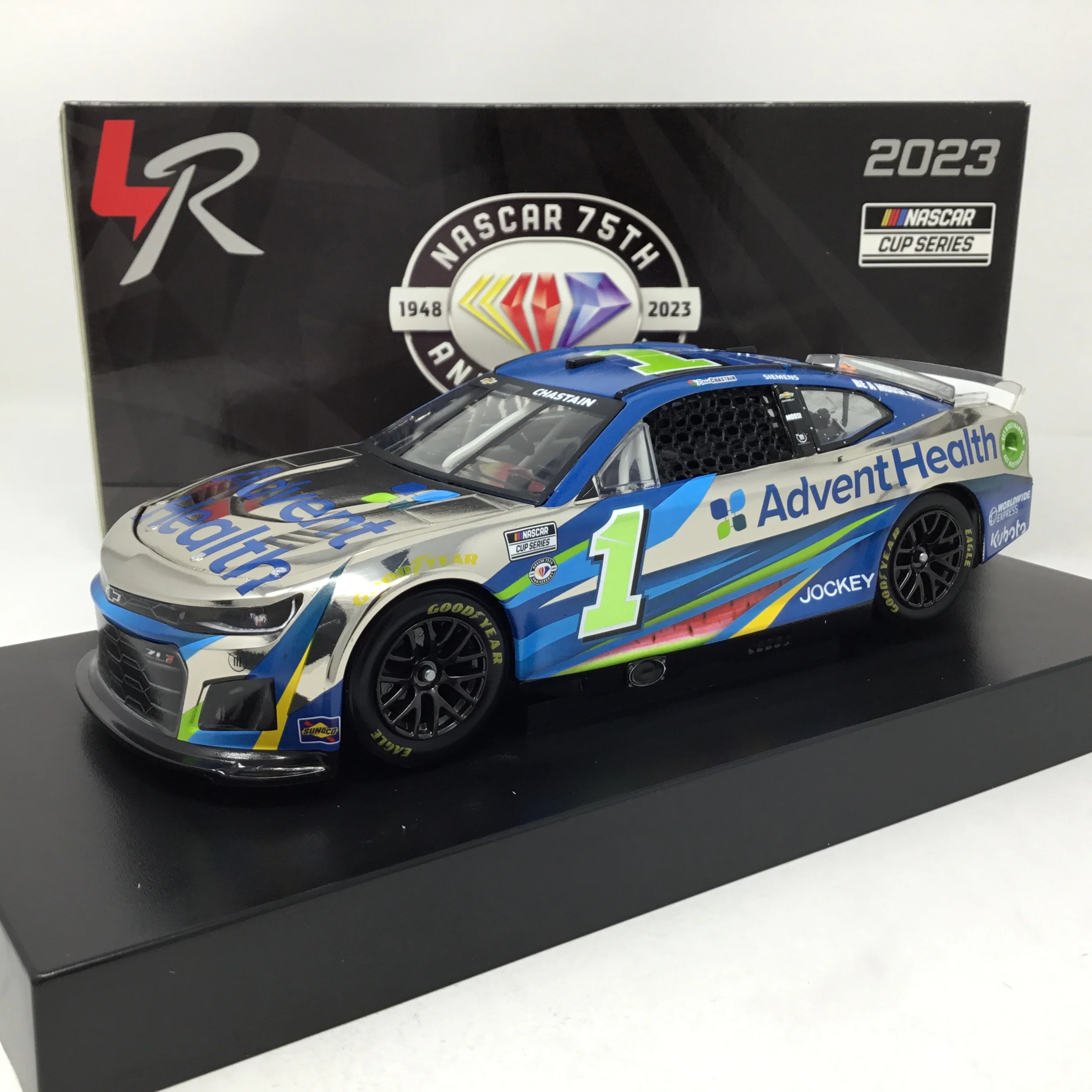 Ross Chastain 2023 Advent Health Foil Number Color Chrome 1:24 Diecast